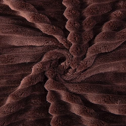 Miniatura 3 de NTBAY Manta de franela suave para bebé, cálida y acogedora manta unisex para niños pequeños con patrón de rayas para cochecito, cuna, viajes, 30 x