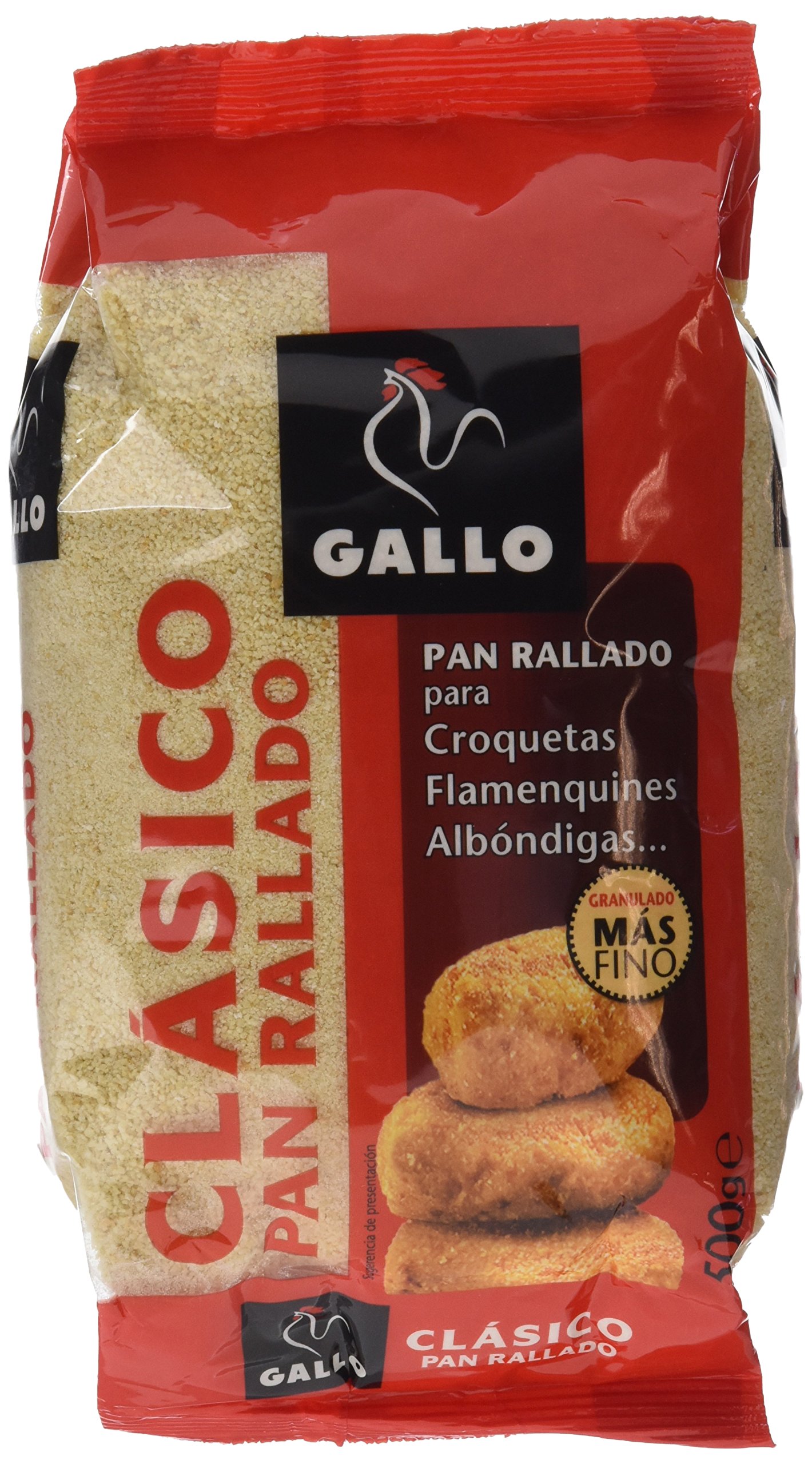Pastas Gallo Pan Rallado 500 g Pack de 6