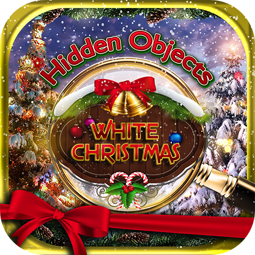 Hidden Objects White Christmas Winter Holiday - Object Time Puzzle Seek