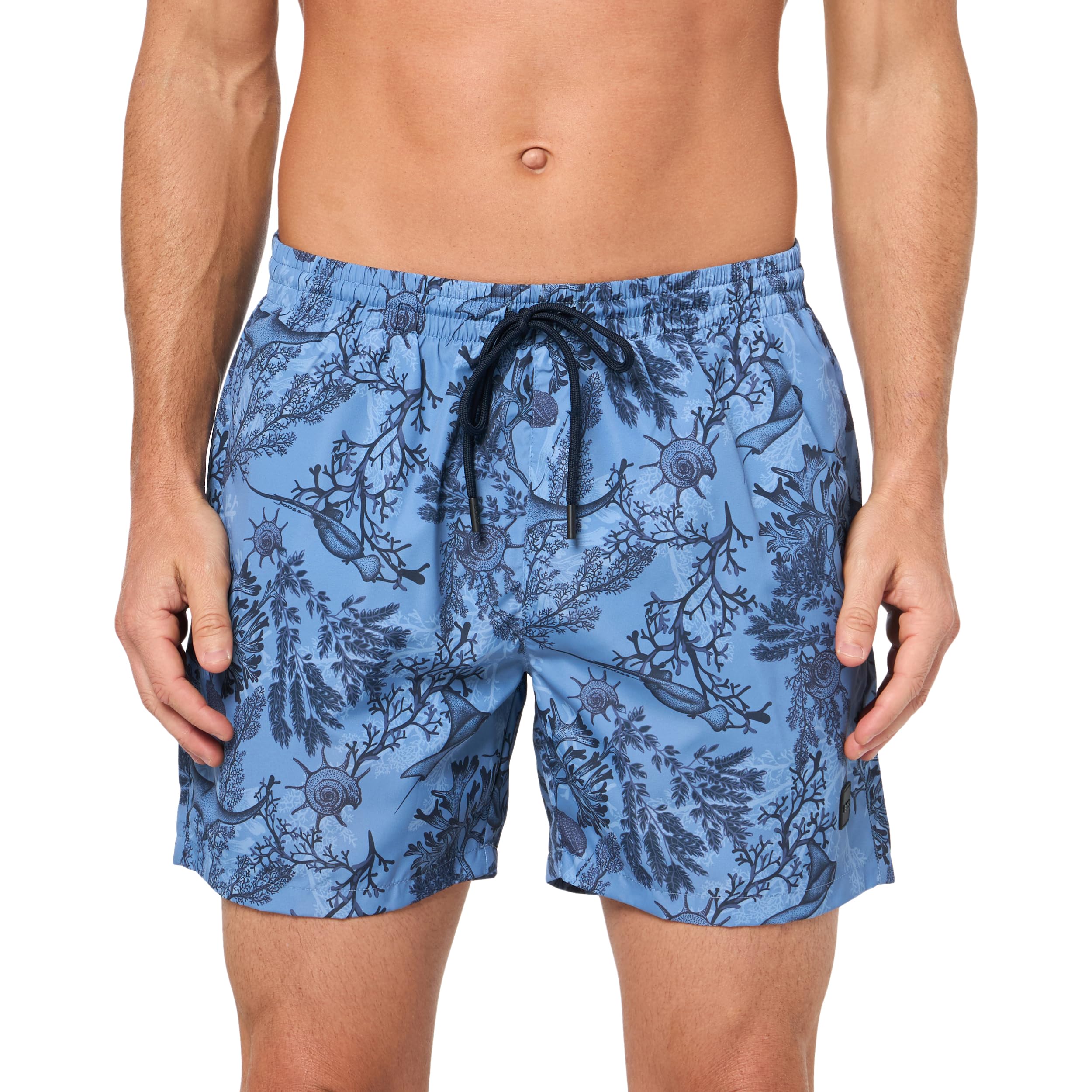 BOSS Spodenki kąpielowe Mężczyźni Tropical Print Swim Trunks