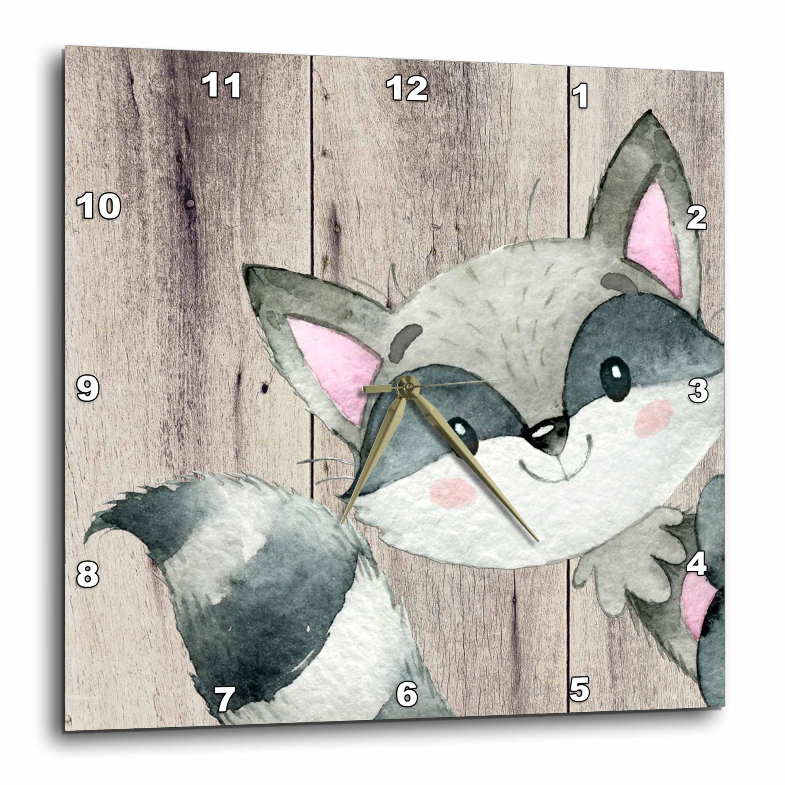 Horloge murale 3dRose 25x25 cm pendule de cuisine salon bureau