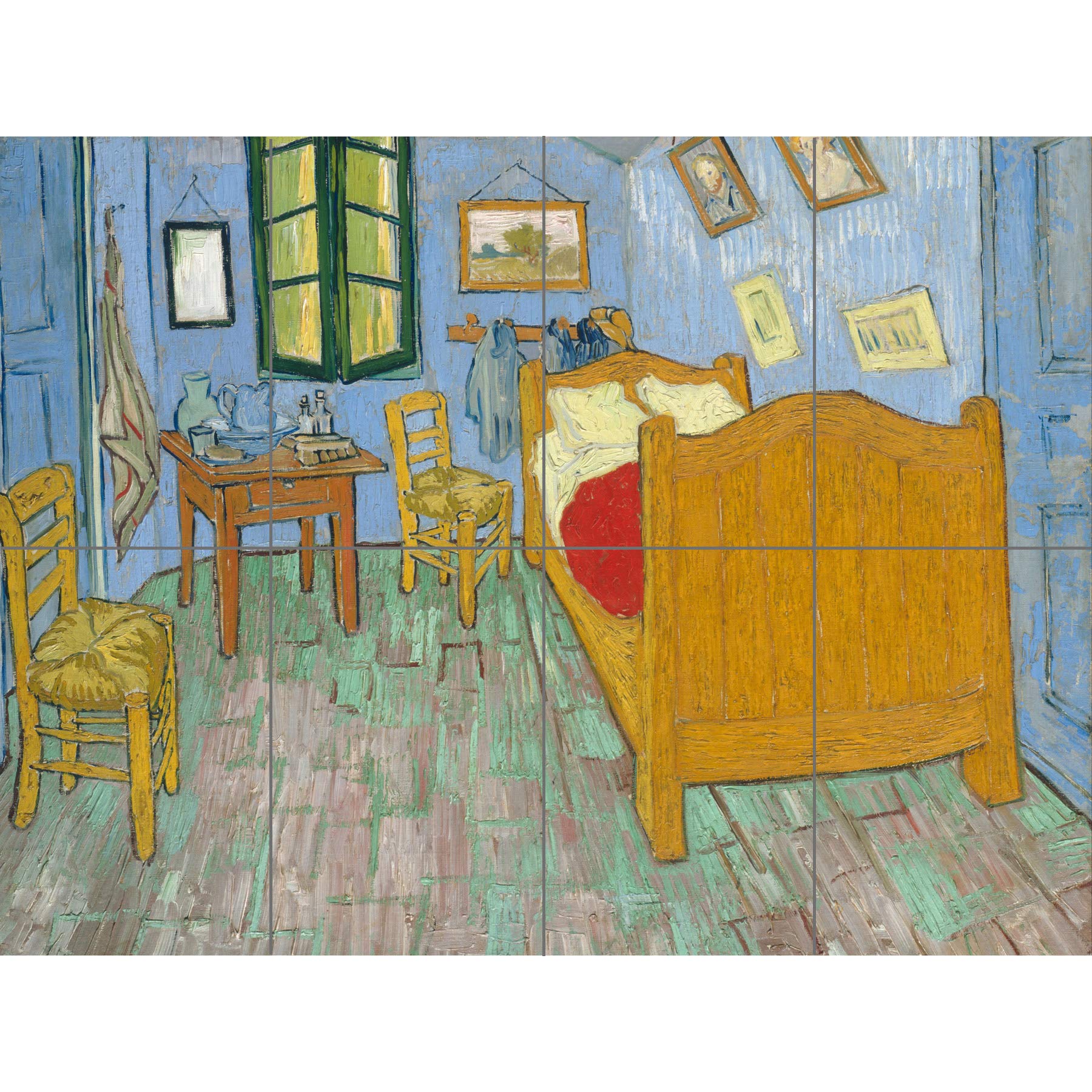 Artery8 Vincent Van Gogh The Bedroom XL Giant Panel Poster (8 Sections)