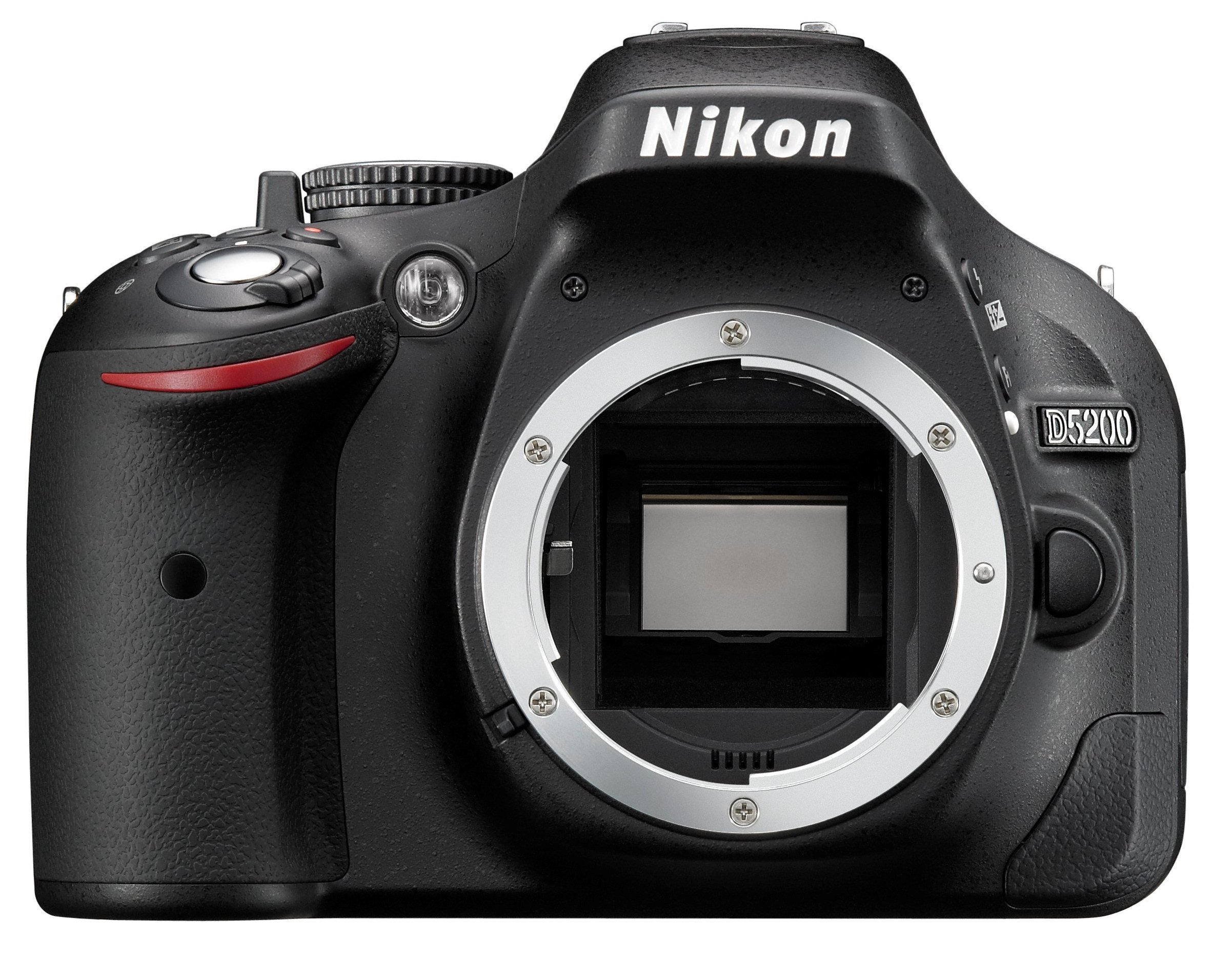 Nikon D5200 SLR-Digitalkamera 24,1 Megapixel 7,6 cm TFT-Display Full HD HDMI Kit AF-S DX 18-55 mm II Objektiv schwarz