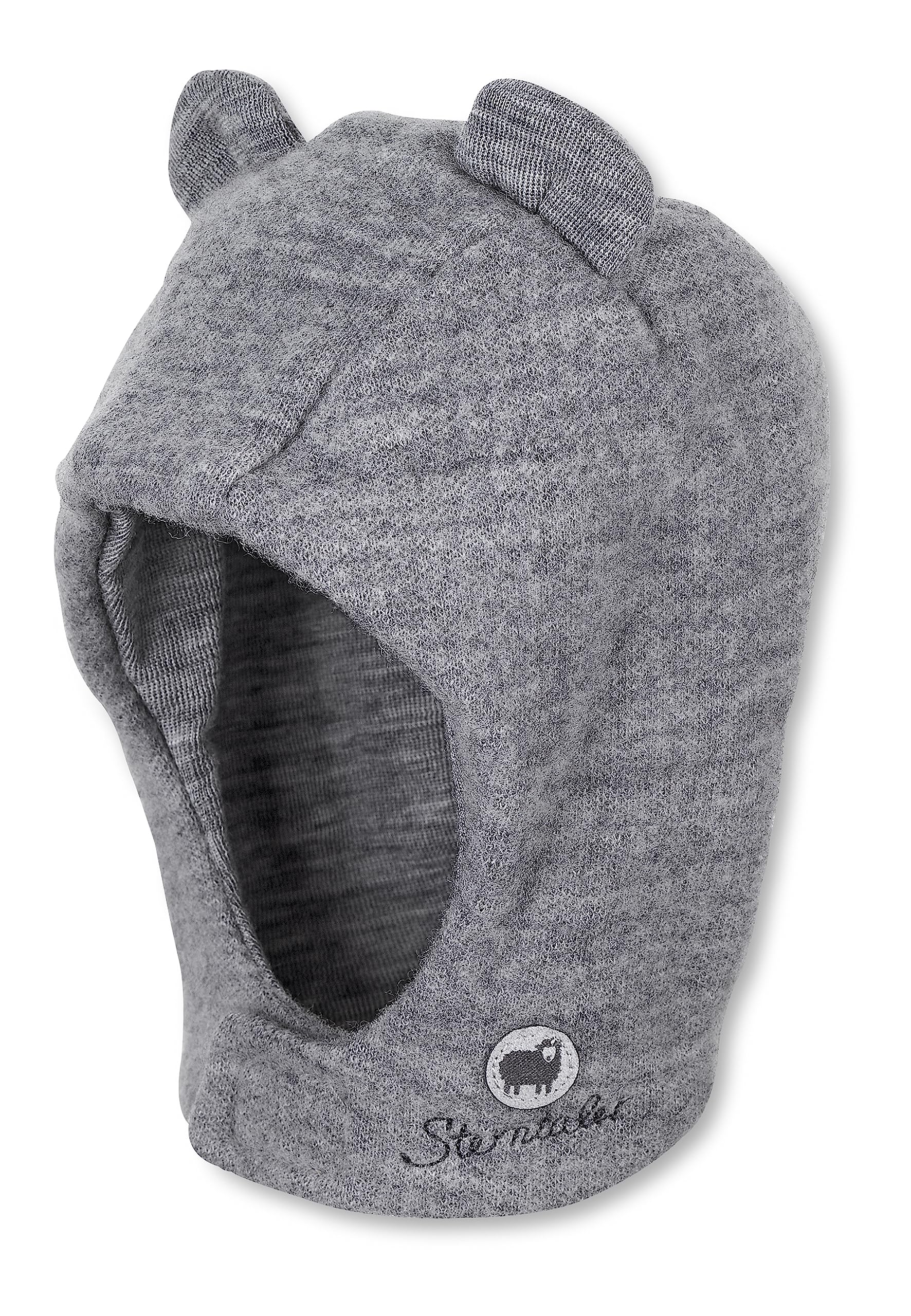 Sterntaler Unisex Baby Schalmütze aus Wolle (Merino) Mütze