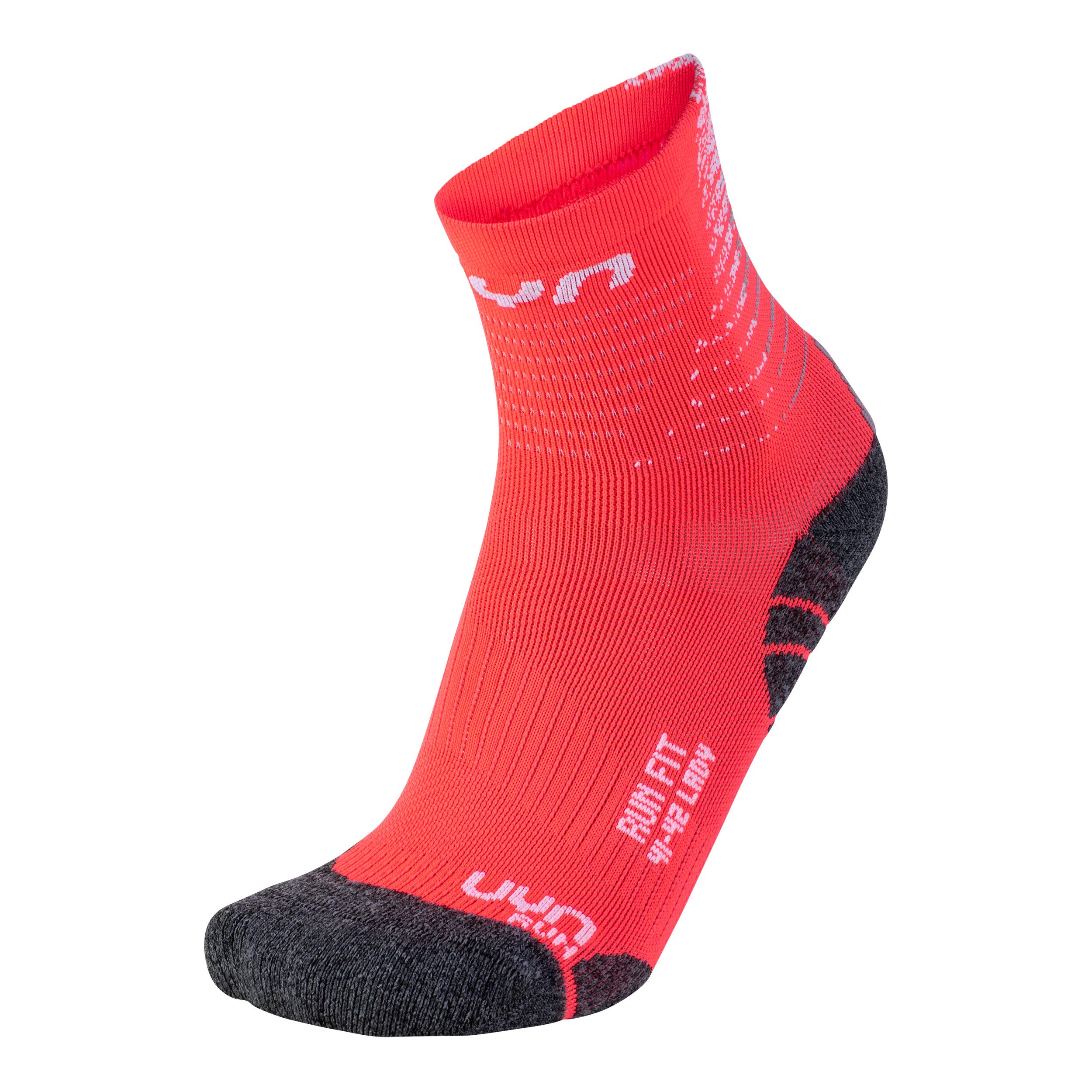 UYN S100138 RUN FIT Socks Women's Fluo Coral/White 36
