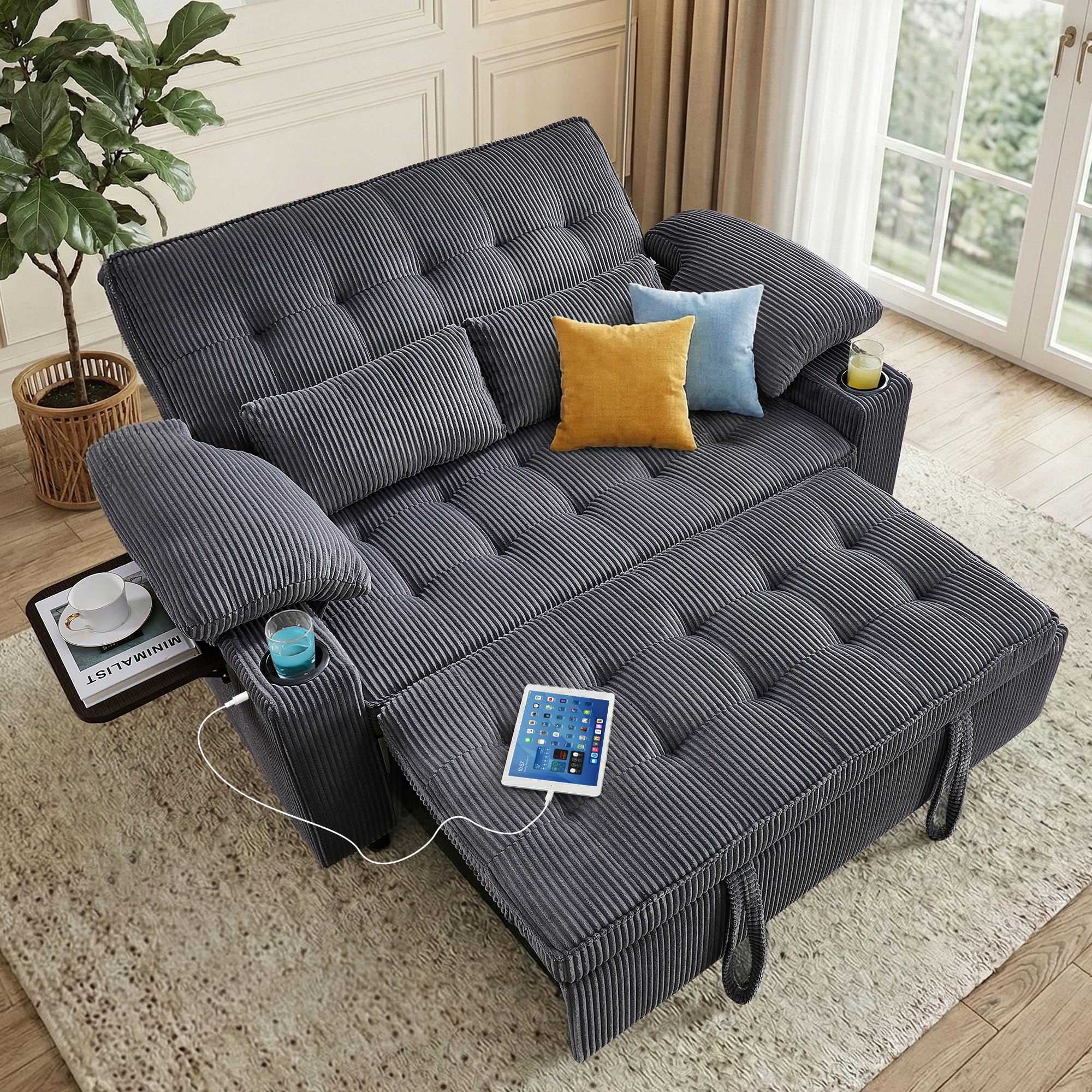 Wakefit 58in Sleeper Sofa Bed