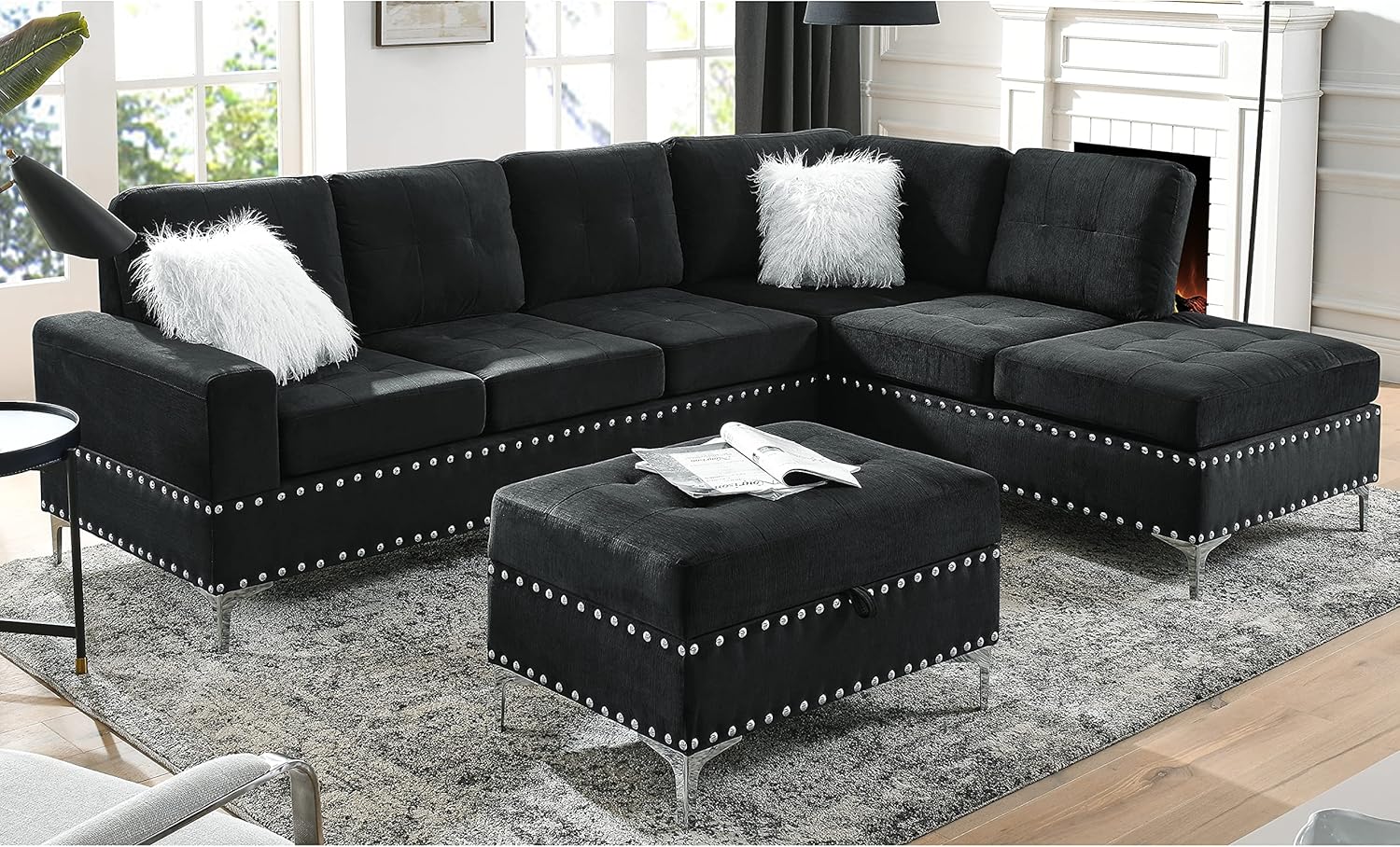 Yoglad 108” Sectional Couches for Living Room, Modular