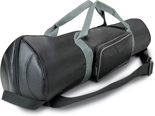 USA GEAR Padded Tripod Case Bag - Holds Tripods from 21 to 35 inches - Adjustable Size Extension, Storage Pocket and Shoulder Strap for Professional Camera Accessories and Photo Carrying Needs