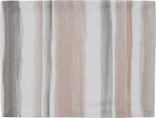 Split P Juego de 4 manteles individuales a rayas Sweet Pea