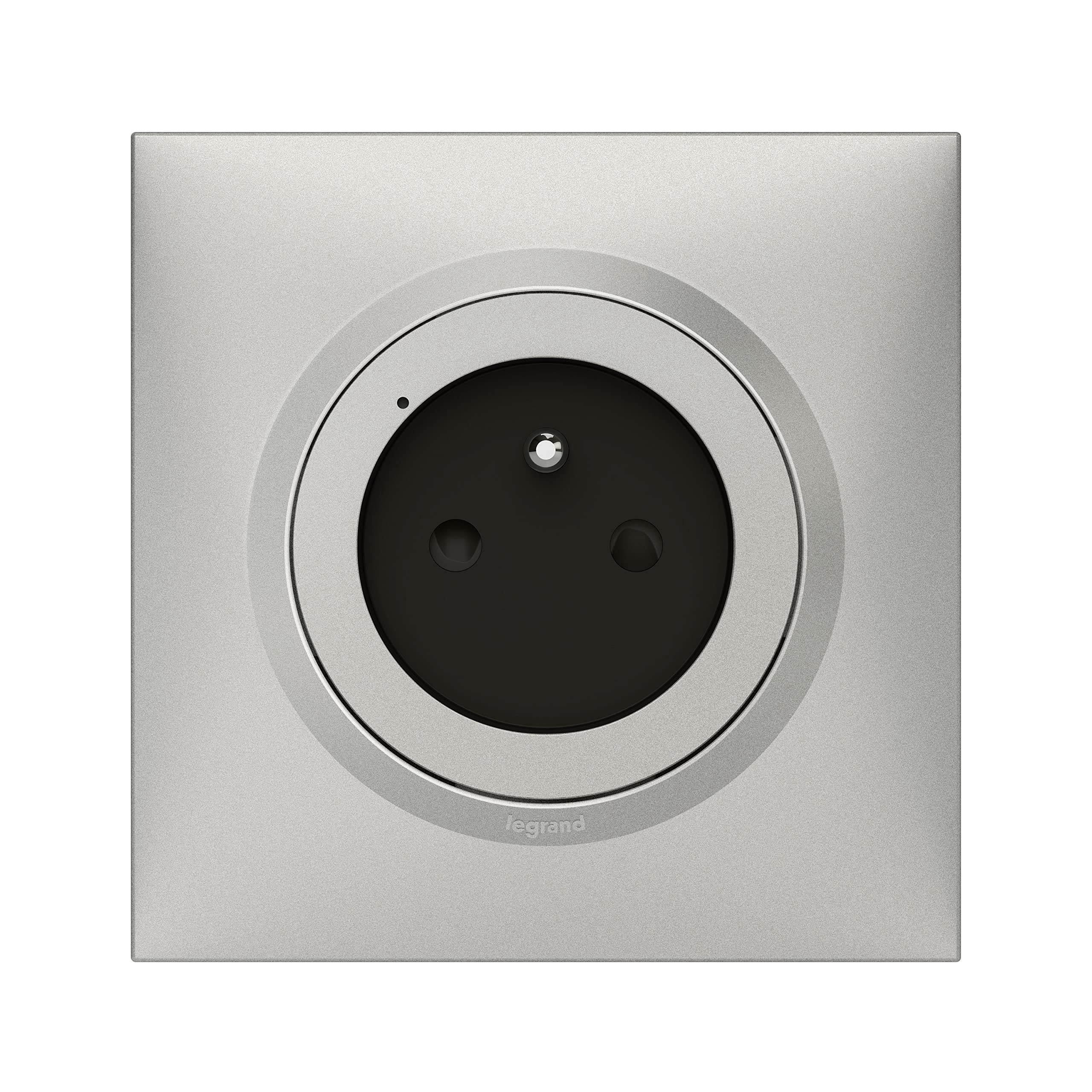 Legrand - Rallonge multiprise rotative avec 4 prises de courant Surface , interrupteur et parafoudre - blanc et gris foncé