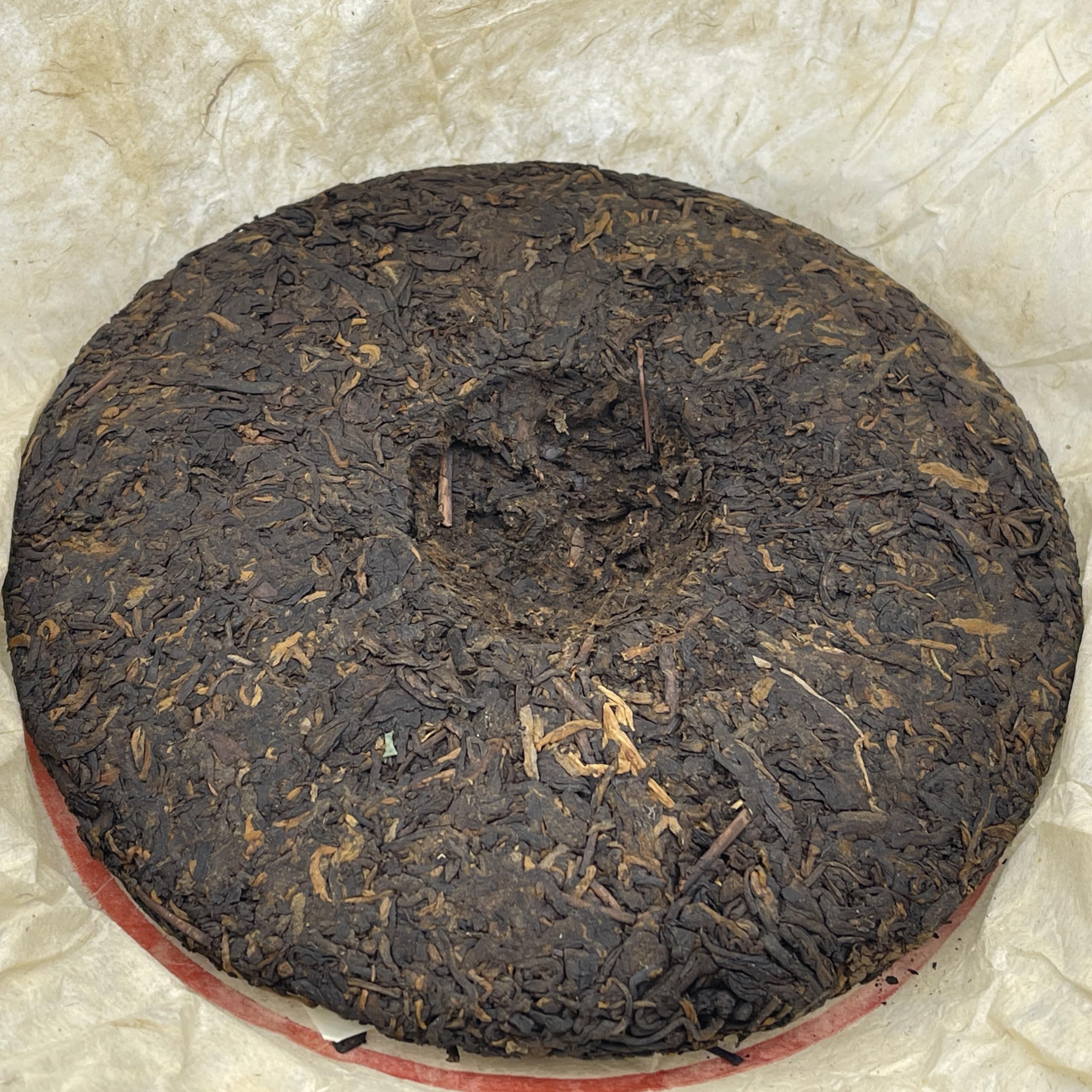 China Tea Dahongyin 2001 Tè Pu-Erh Maturo (Shu) Torta Personalizzata, 357g
