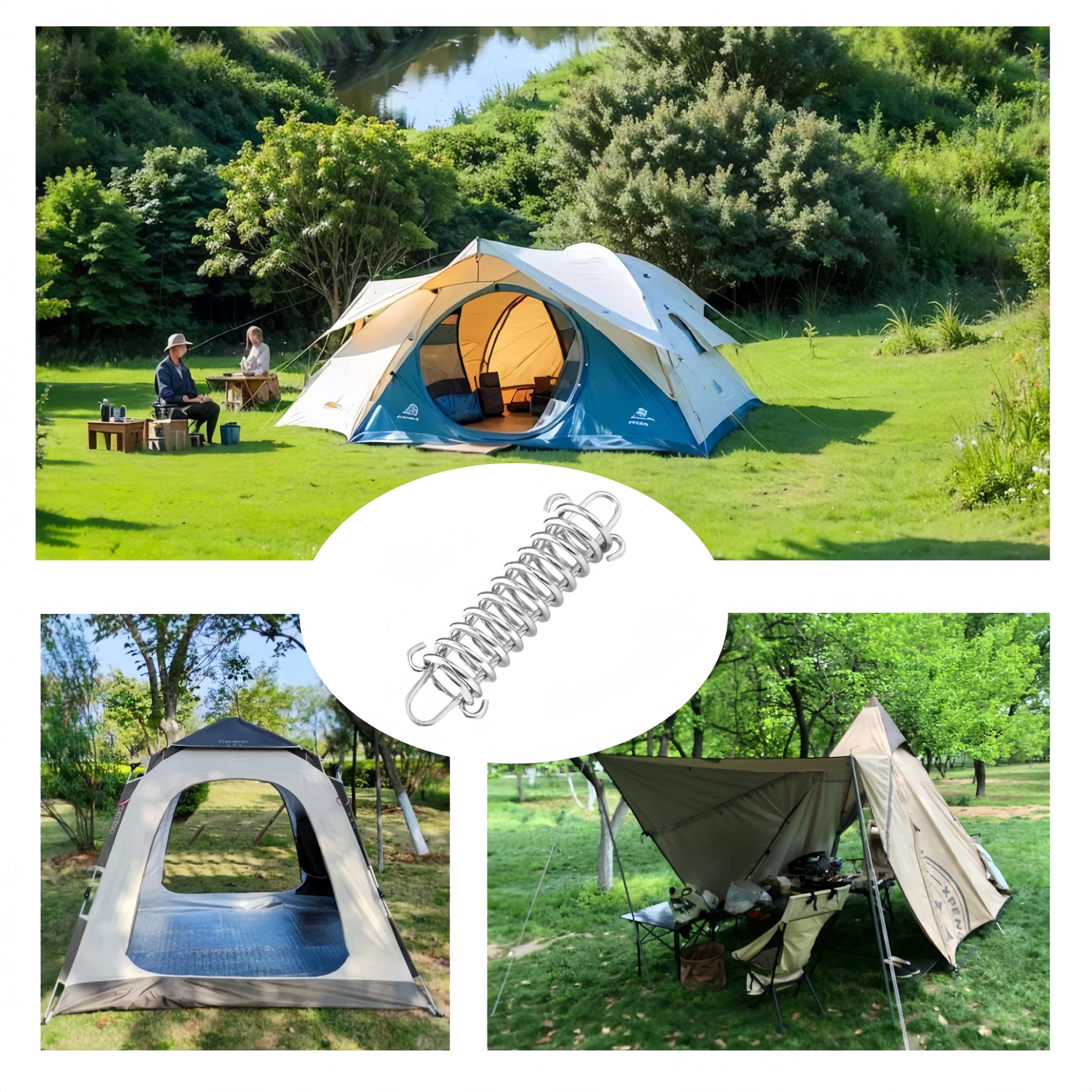 Molle a Trazione 100Mm Molla Di Trazione Doppio Gancio in Acciaio Inossidabile D