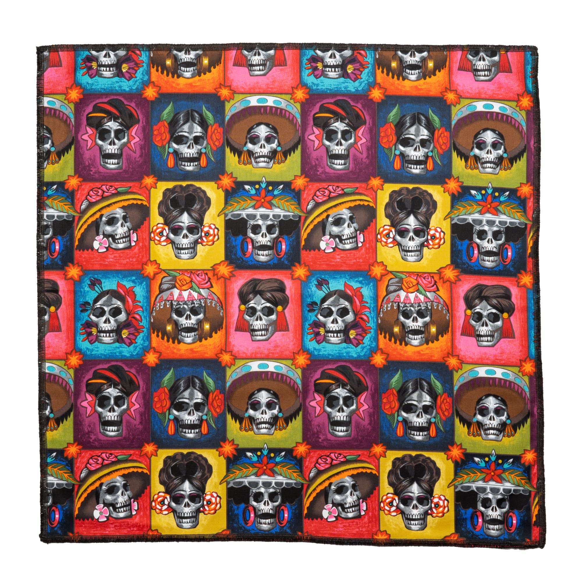 Day of the Dead Muertos Skull Skeleton Bandana