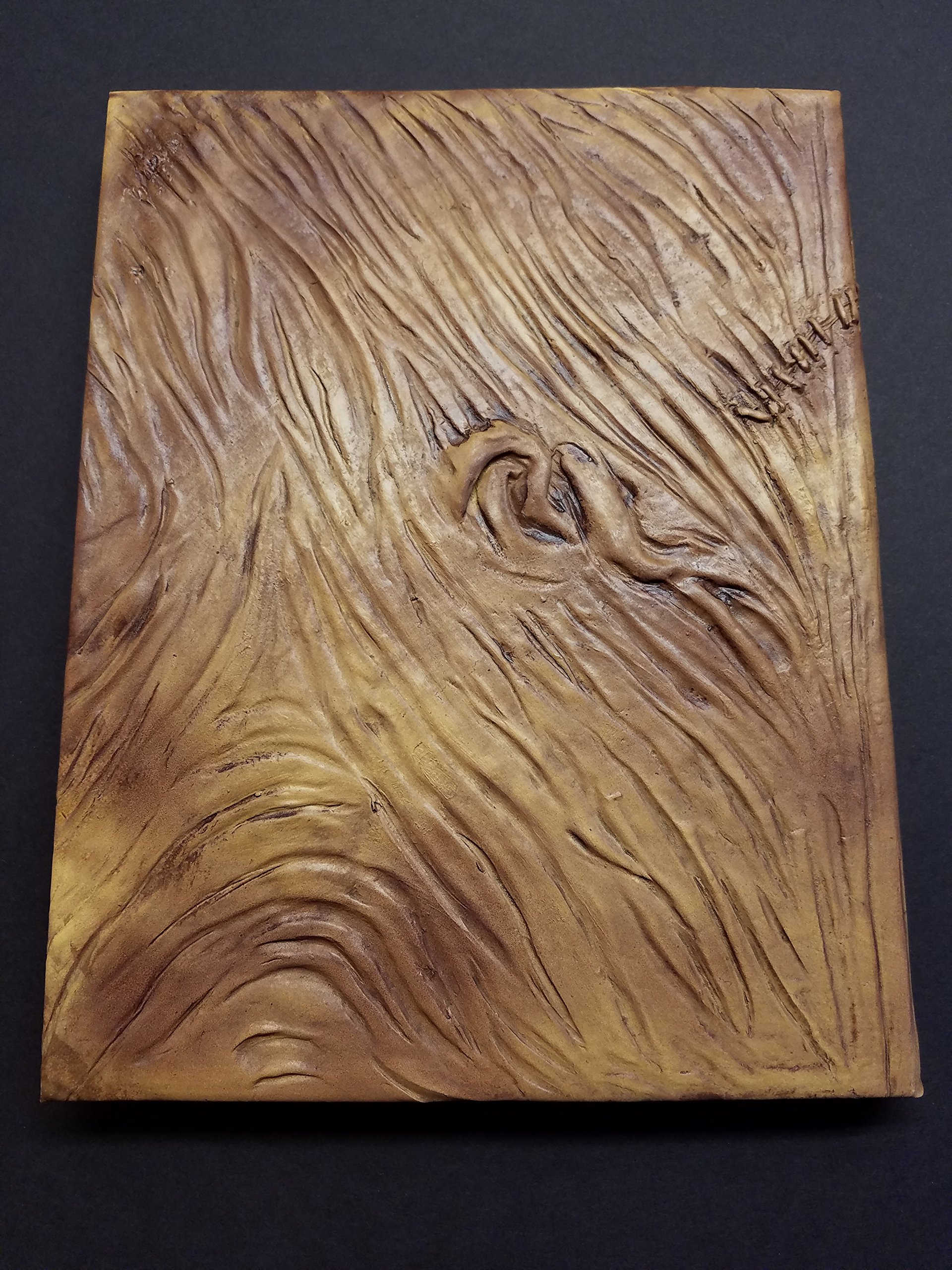 Necronomicon Buch Requisite Horror Film Wicca Zauberbuch Grimoire Lovecraft Cthulu Leder Latex Halloween Hocus Pocus Buch der Zaubersprüche Dekoration Kostüm Notizbuch Journal (36 Seiten dann blanko)