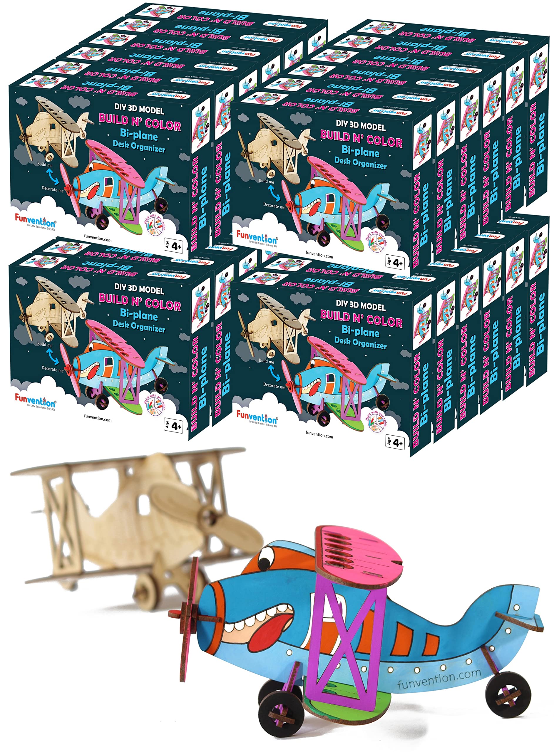 See full amazon price history chart for Funvention Bi-Plane - 3D Coloring Model (Pack of 24) - DIY Desk Organizer Pen Stand - STEM Leanring 3D Puzzle Toy - Art, Coloring and Painting Kit for Kids - Birthday Return Gift,Party Pack for Kids Funvention Bi-Plane - 3D Coloring Model (Pack of 24) - DIY Desk Organizer Pen Stand - STEM Leanring 3D Puzzle Toy - Art, Coloring and Painting Kit for Kids - Birthday Return Gift,Party Pack for Kids (B07J5WV55T) Amazon Price History, Amazon Price Tracker