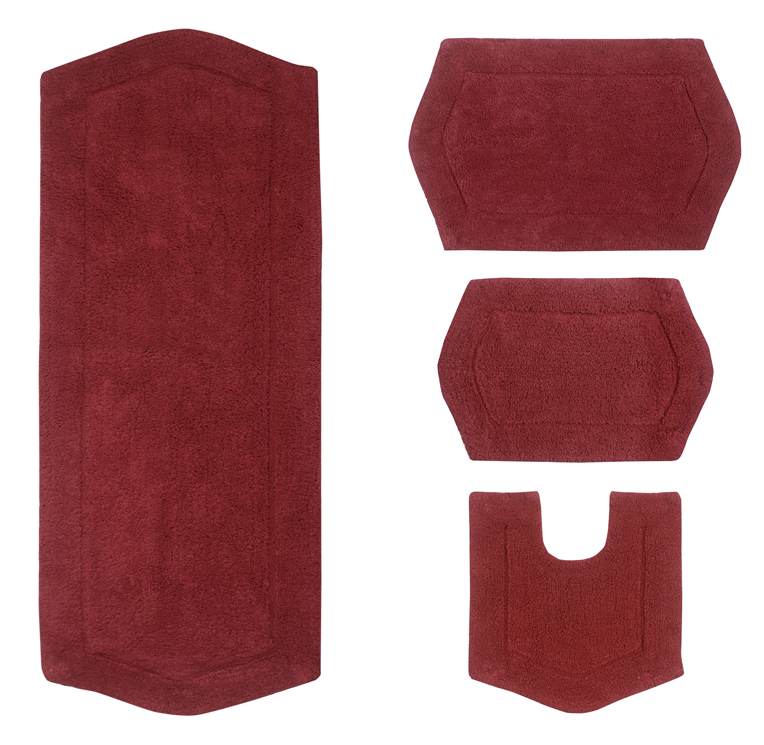 Home Weavers Waterford Collection 100 Cotton Tufted Bath Rug, Extra