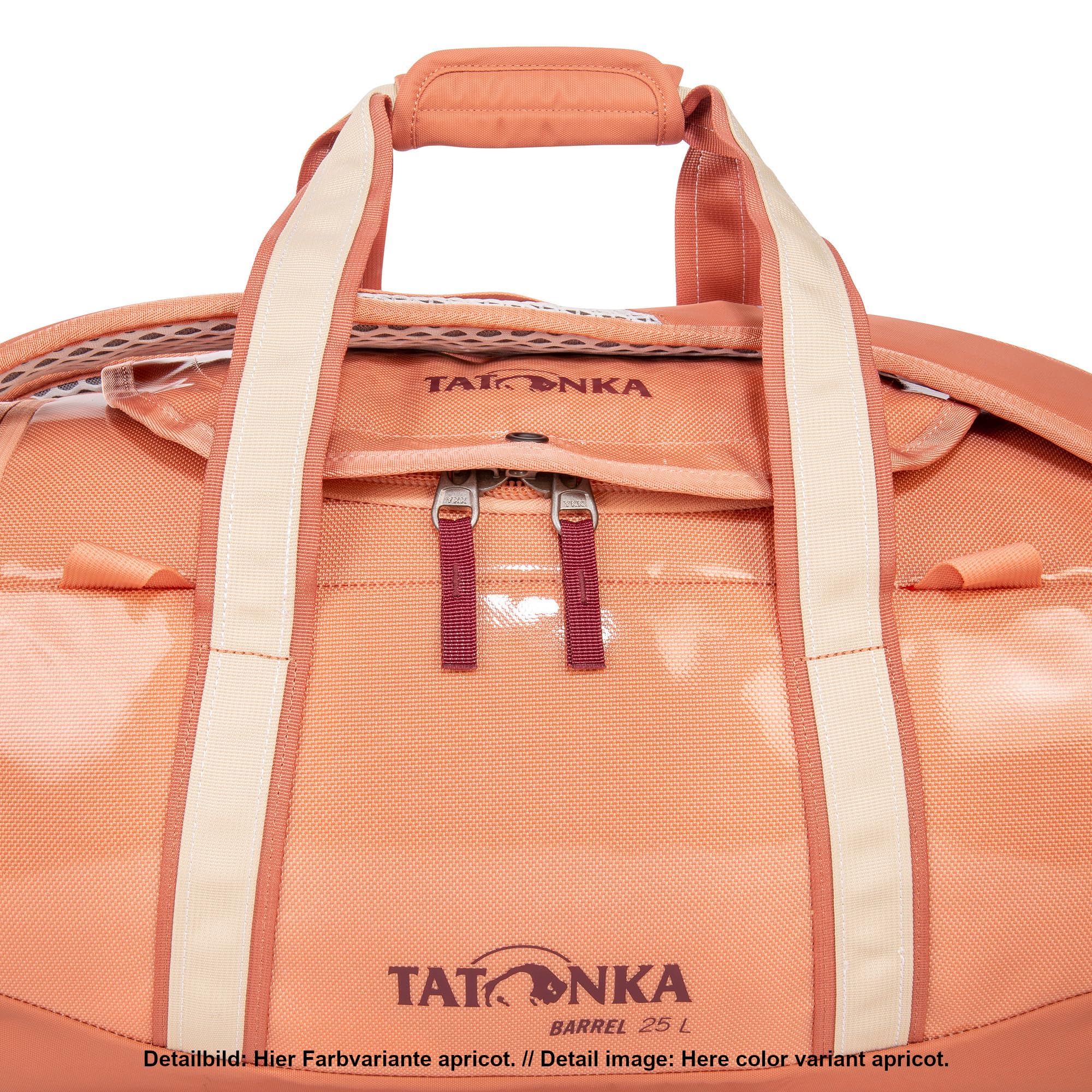 Tatonka Barrel 25 l - wodoodporna torba podróżna z funkcją plecaka, dużym otworem, wyściełanym dnem i zamykanym zamkiem błyskawicznym, czarna