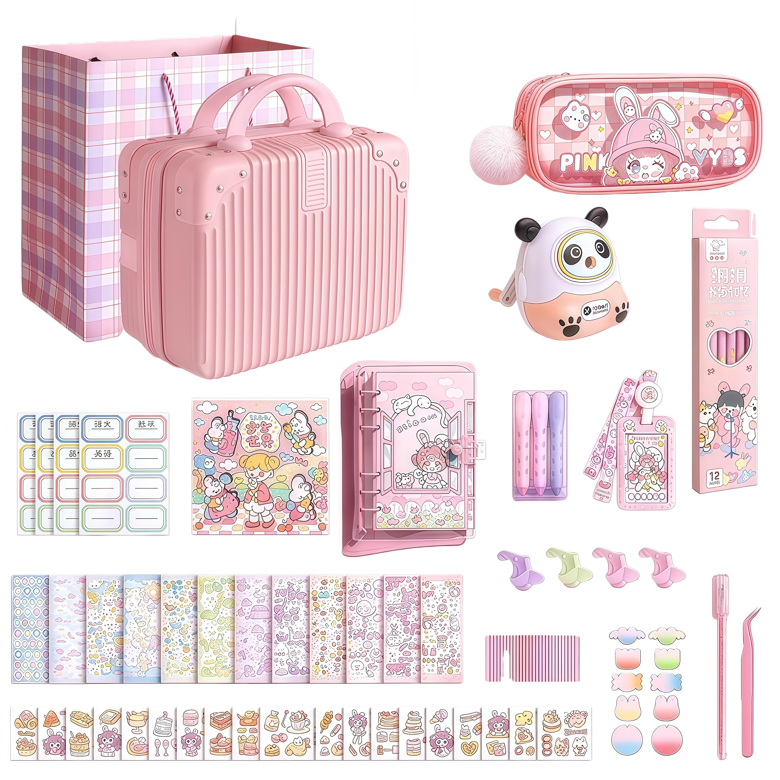 Sumikko Gurashi Stationery Set Pencil Case Scissors Notebook Grades 1-3