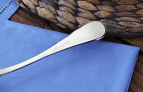 Miniatura 7 de Artaste Rain 1810 Acero inoxidable (plateado (juego de 12), cuchara de cena (7.5 pulgadas)