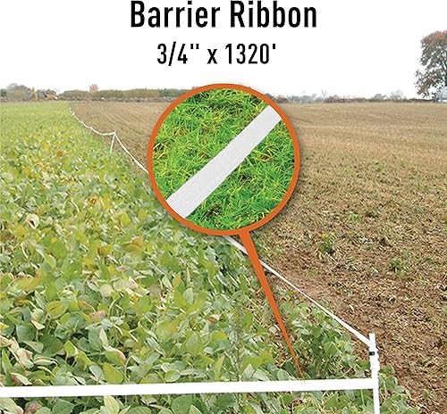 Miniatura 2 de Messina Wildlife RBW-132 Cinta blanca repelente de ciervos de 3/4 pulgadas por 1320 pies