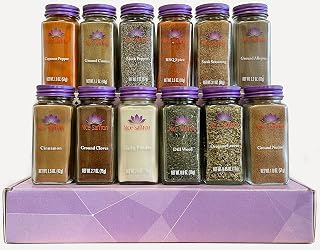 12 Pack North American Culinary Chef's Spice Seasoning Set Collection