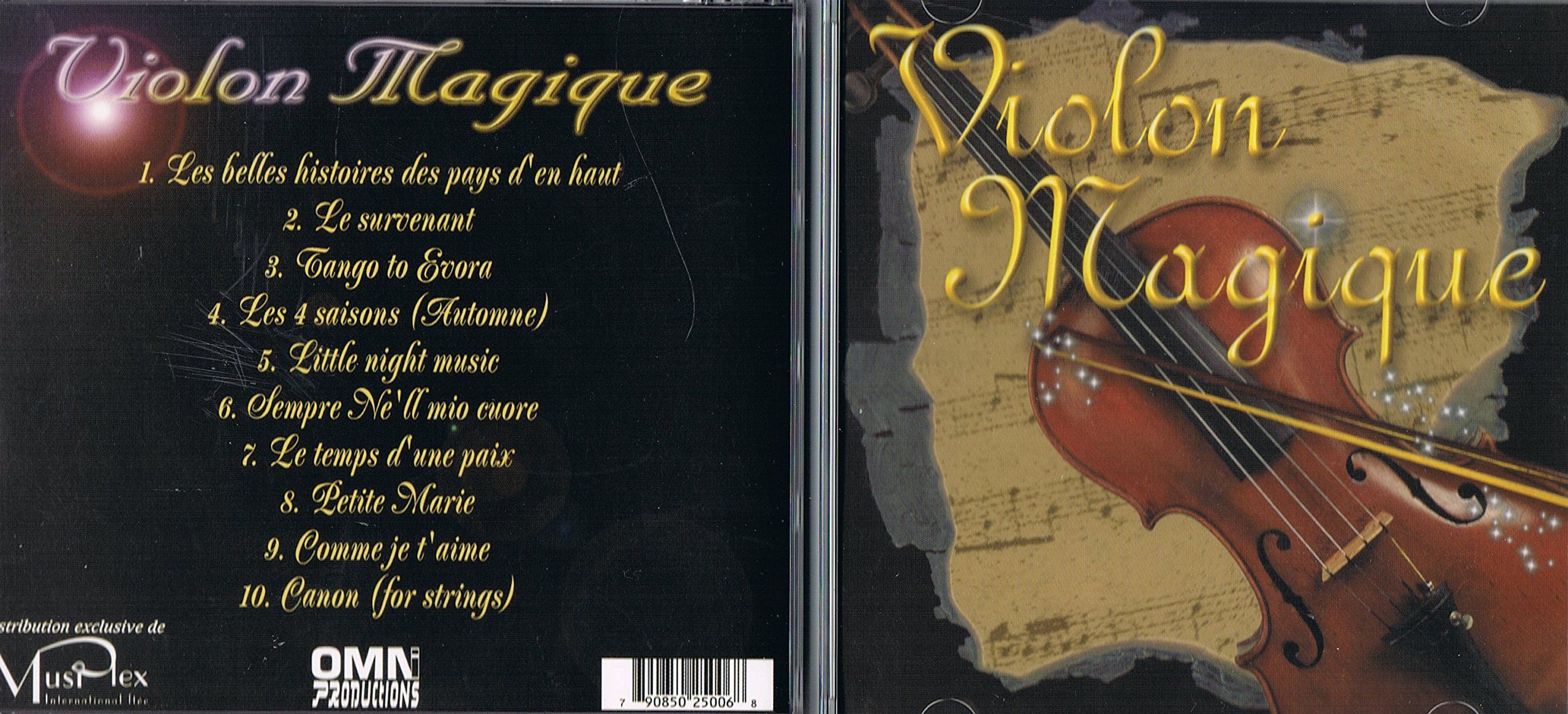 Violon Magique Volume 1 - 10 Succes Instrumentales au Violon [Audio CD] Violon Magique Band