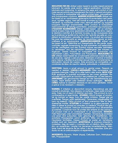 Miniatura 33 de Shibari Triton Premium - Lubricante anal de gel a base de agua, lubricante personal para mujeres, hombres y parejas, 8 onzas líquidas