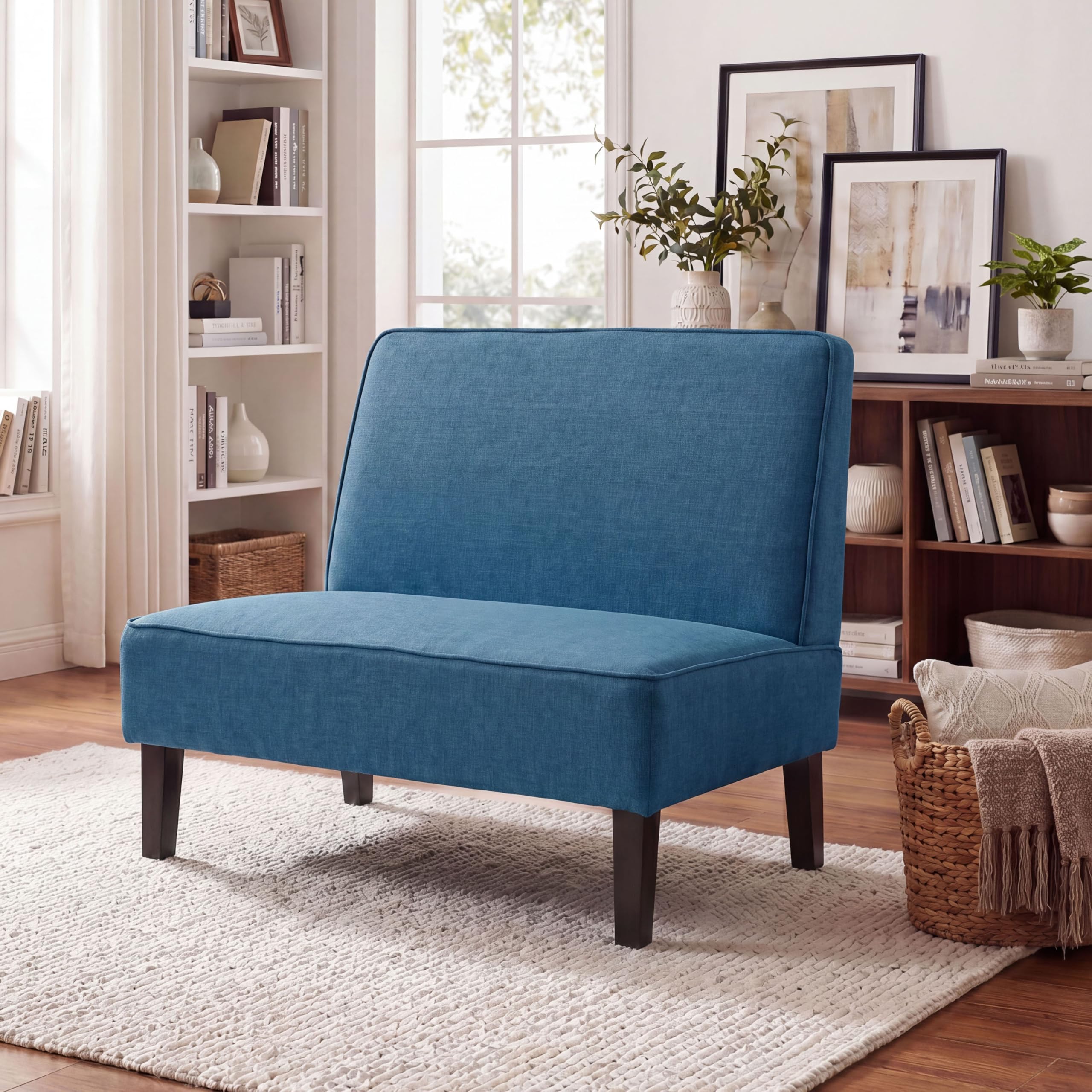 Amazon｜Changjie 家具 スモール ラブシート ソファ ソファ 布張り