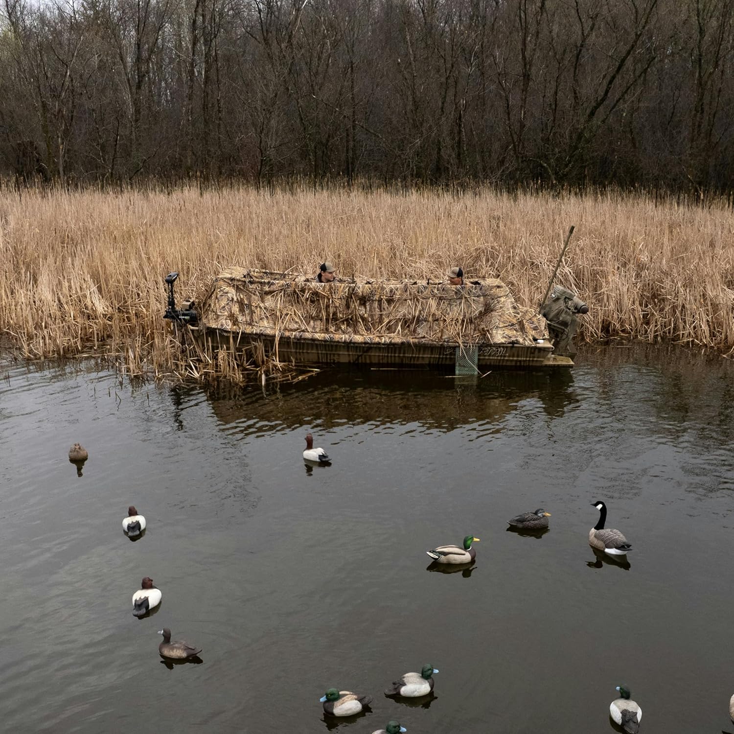 Beavertail 1400 Series Boat Blind, Karma Wetland, 14' to 15' Boats