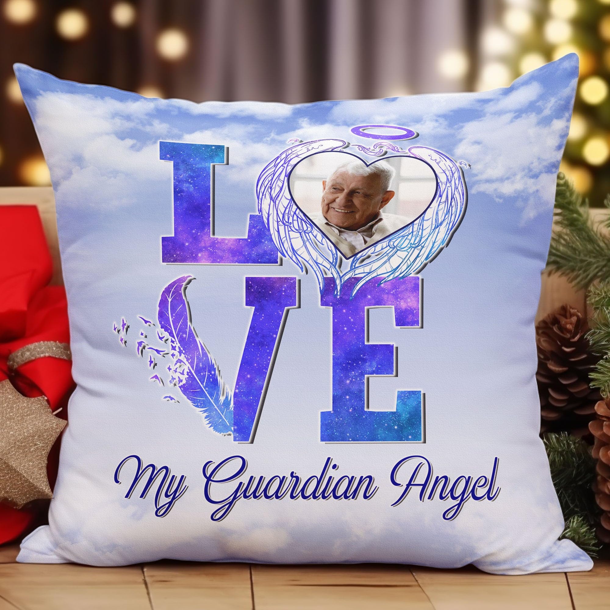 Amazon.com: My Guardian Angel - Personalized Photo Pillow (Insert