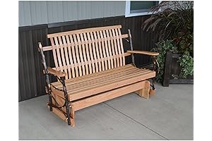 Classic Amish-Crafted Bentwood Porch Glider