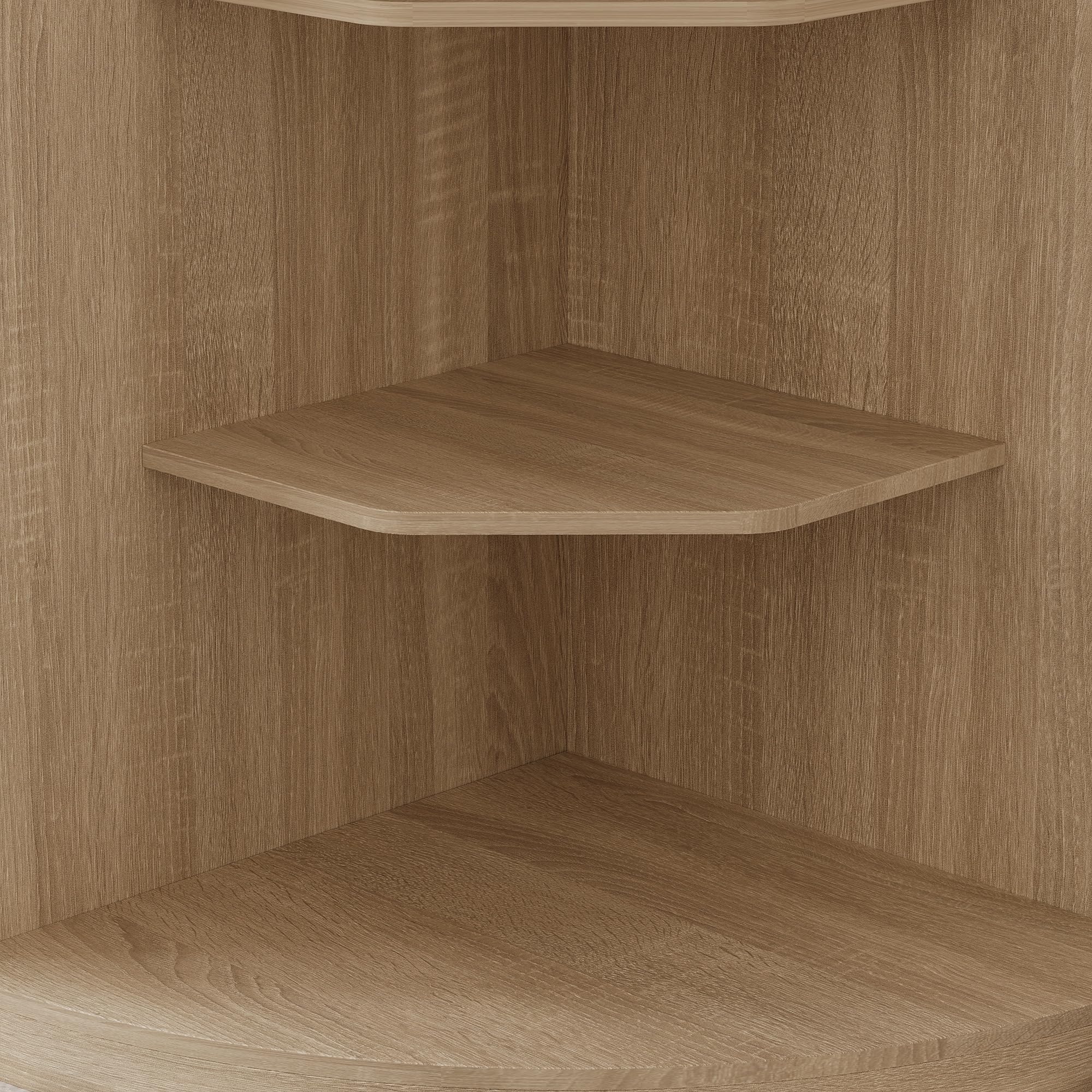 Mesa de recepción en forma de L con espacio de almacenamiento – Moderno mostrador de recepción con 3 cajones y armario, mesa de mostrador de madera para oficina, hotel, salón, práctica y