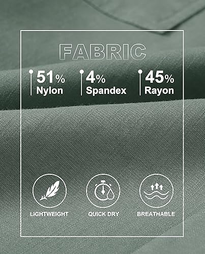 Miniatura 4 de MoFiz Pantalones cargo para mujer, ligeros, con cintura elástica, pantalones deportivos de senderismo, pantalones casuales de viaje con bolsillo