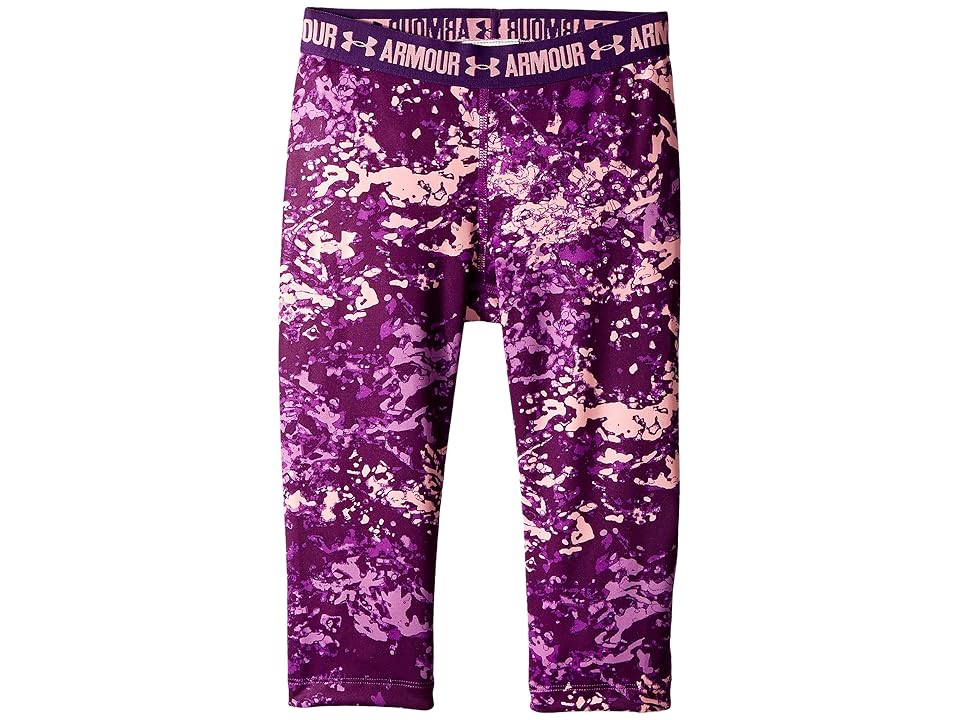 

Under Armour Kids Printed Armour Capris (Big Kids) (Purple Rave/Indulge/Pop Pink) Girl's Capri