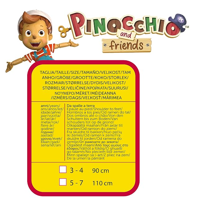 Foto 4 de 6 de Ciao - Pinocho Pinocchio marioneta disfraz original niño (Talla 5-7 años)