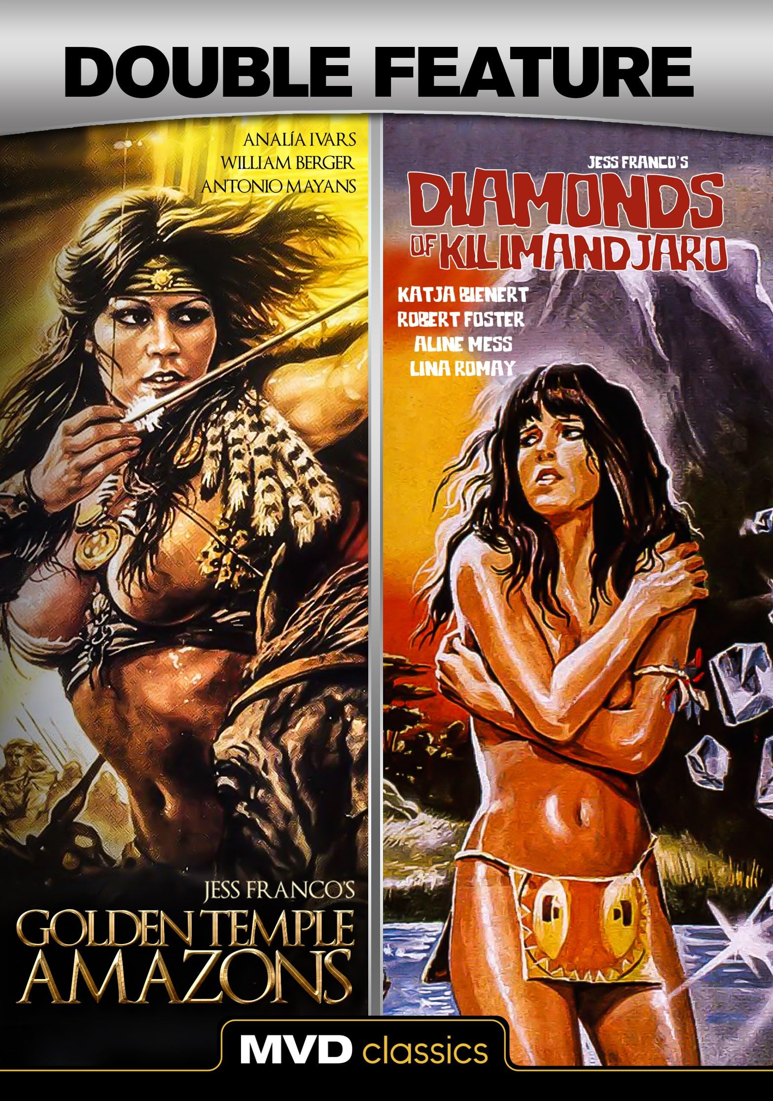 Golden Temple Amazons/Diamonds Of Kilimanjaro Jess Franco Double Feature