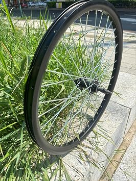 26" Bike Rear Wheel, Bike Wheel 10G 36 Spokes Rim Size 22.44" | Double Wall Aluminum Wheel 680g Heavy Duty for MTB/Road/Cruiser Bicycles
