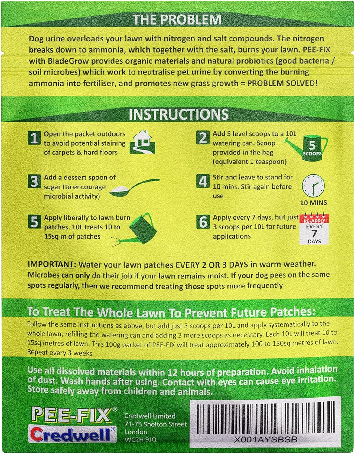 Dog Urine Neutraliser For Grass Dog Urine Grass Repair, Lawn Patch