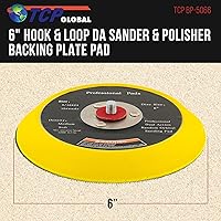 Vista 2 de 6" DA Almohadilla pulidora y lijadora - Cara con cierre de gancho y bucle - Placa de apoyo con trayectoria orbital aleatoria