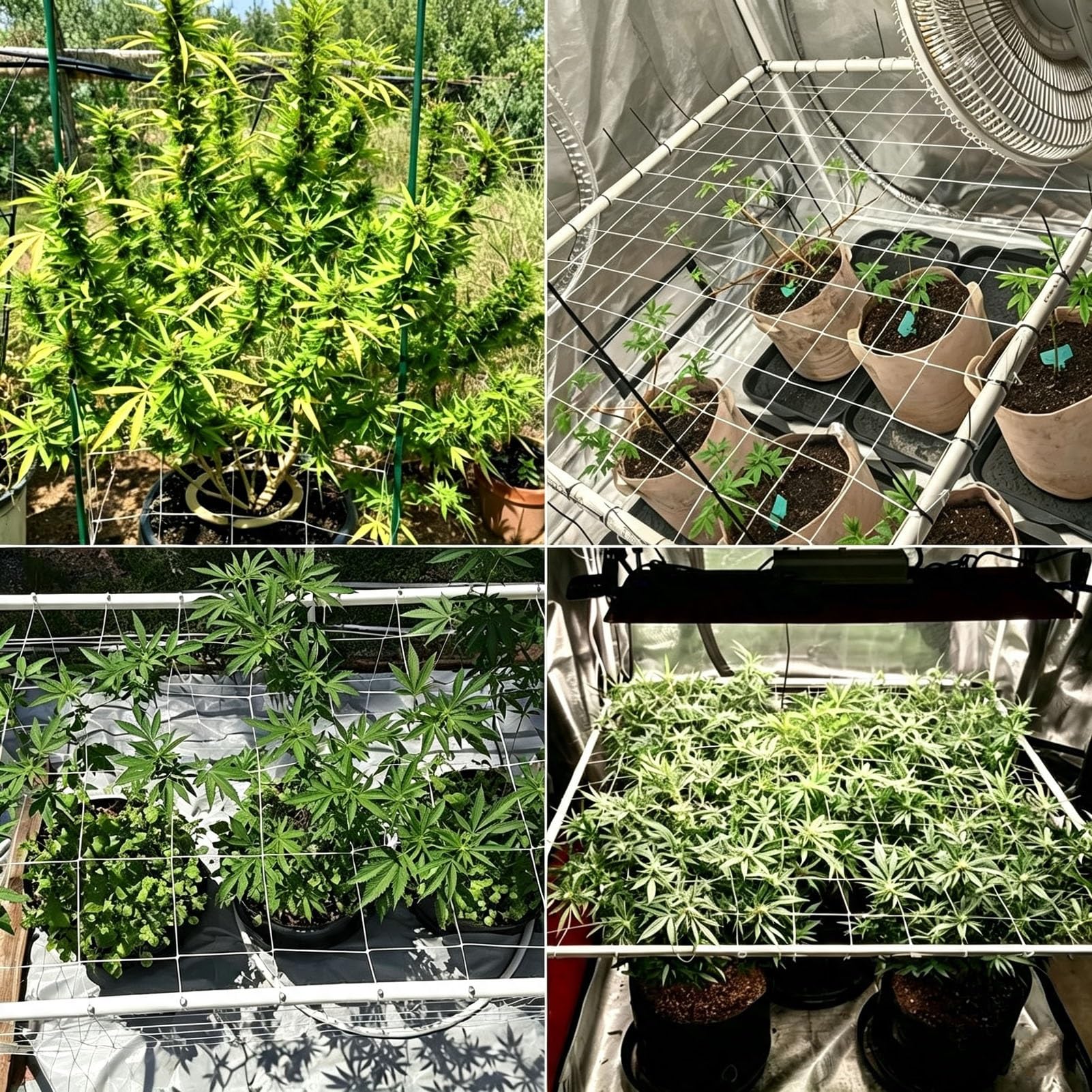 Rete per Cetrioli, Rete per Pomodori, Rete per Rampicanti Perenni
