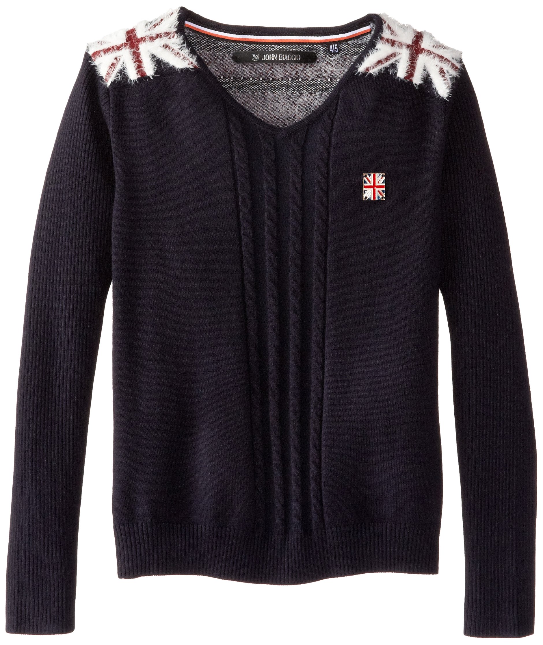 John BiaggioLittle Boys V-Neck Londoner Sweater