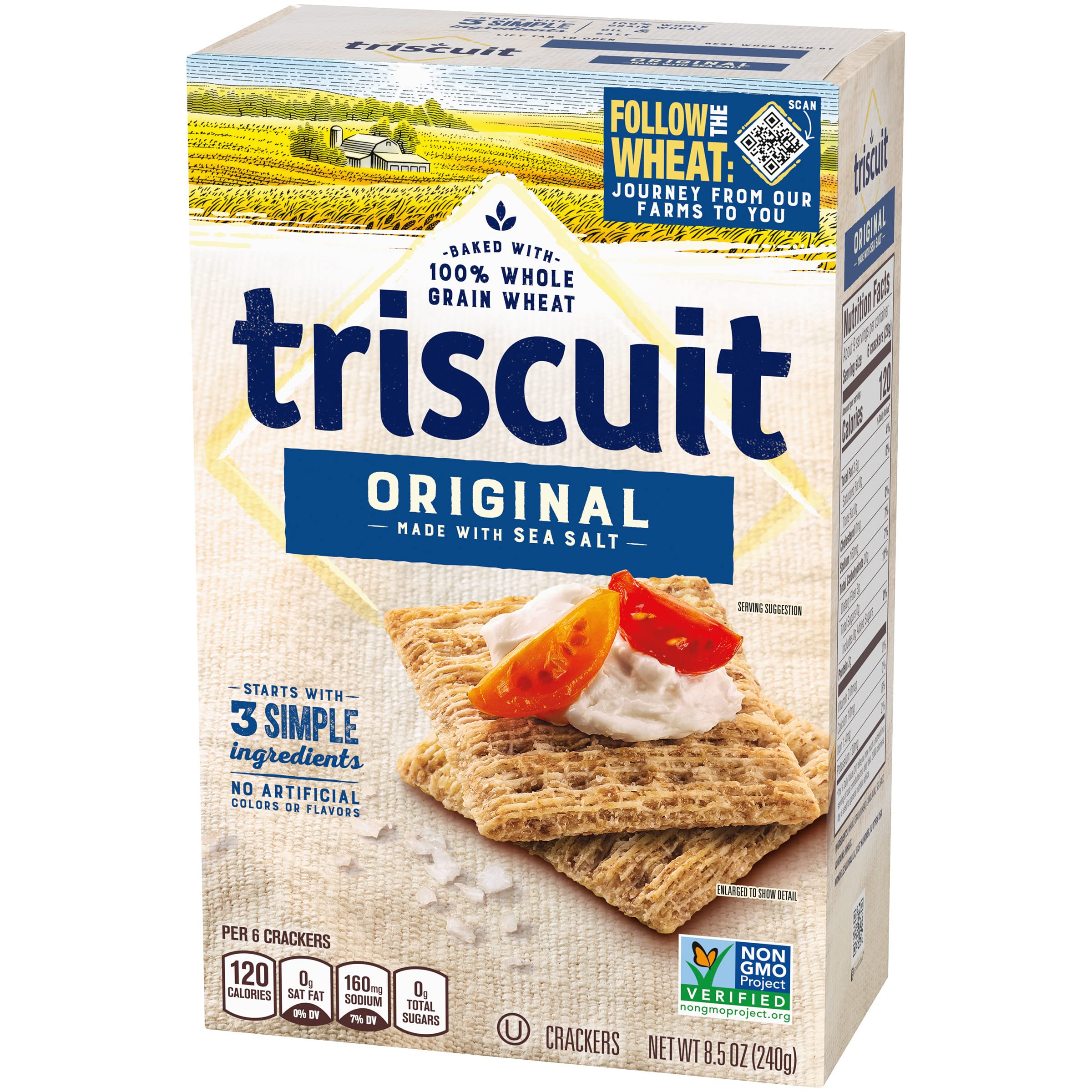 Triscuit Original Whole Grain Wheat Crackers, 8.5 oz
