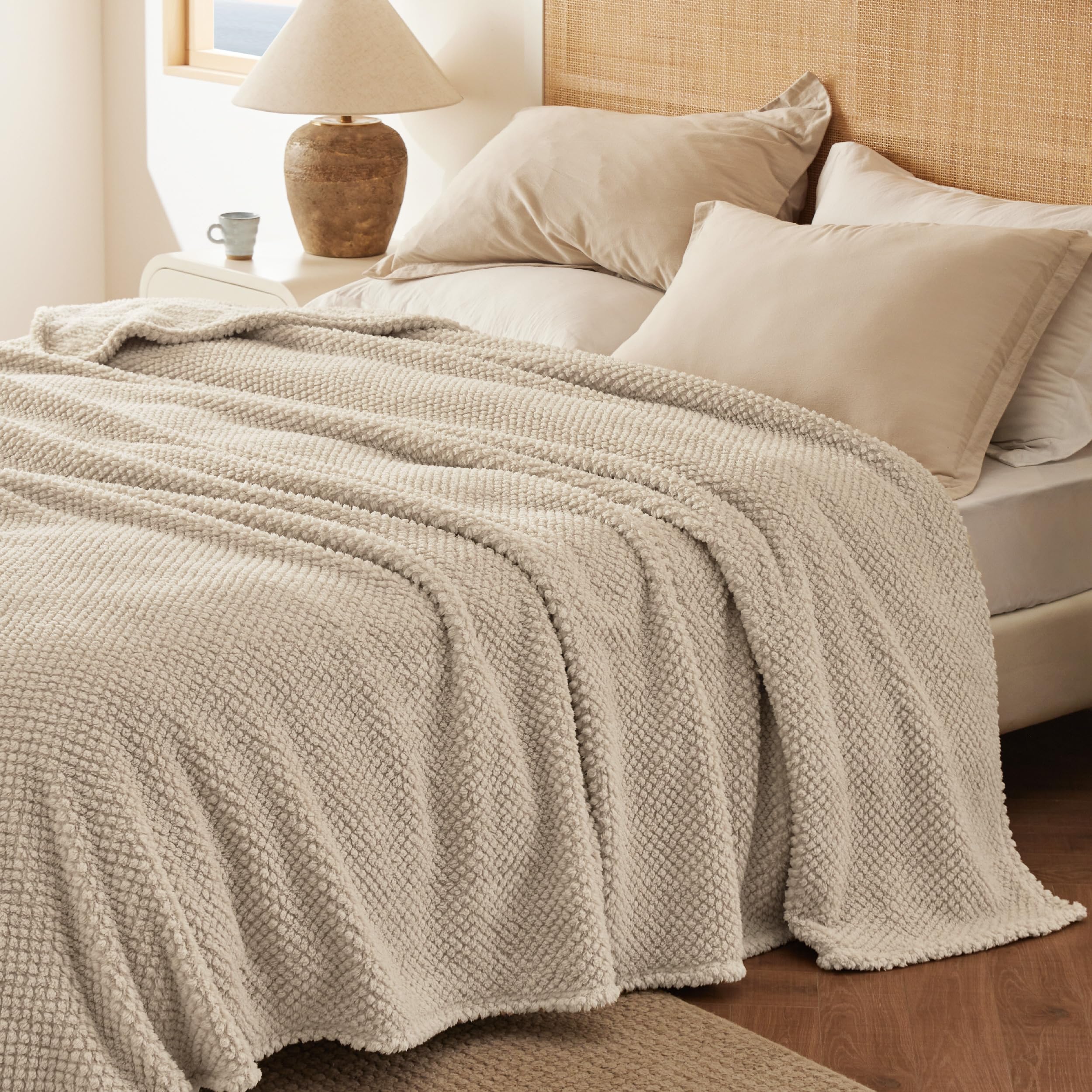 BEDSURE Kuscheldecke Flauschig Decke Fleecedecke XXL 240 x 220 cm
