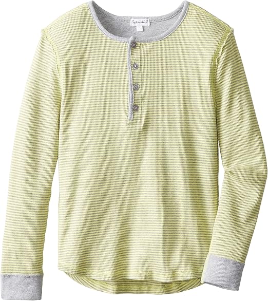 Splendid Little Boys' Classic Stripe Long Sleeve Henley