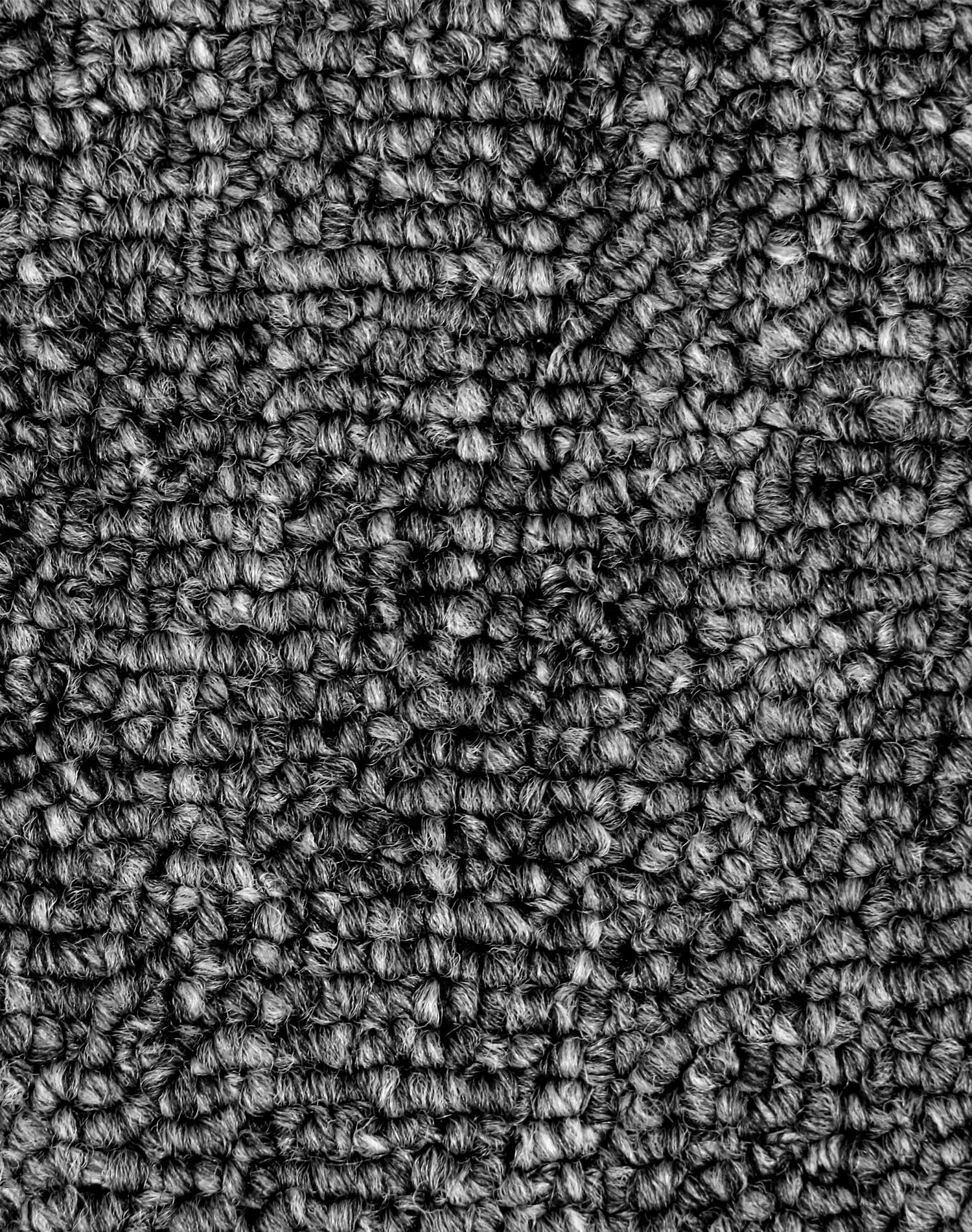 QWORK 20 Piezas Losetas de moqueta con Respaldo Antideslizante - 50x50 cm - Color Gris - Ideal para Sitios Comerciales/Oficinas/Gimnasios/Hogares (5㎡)