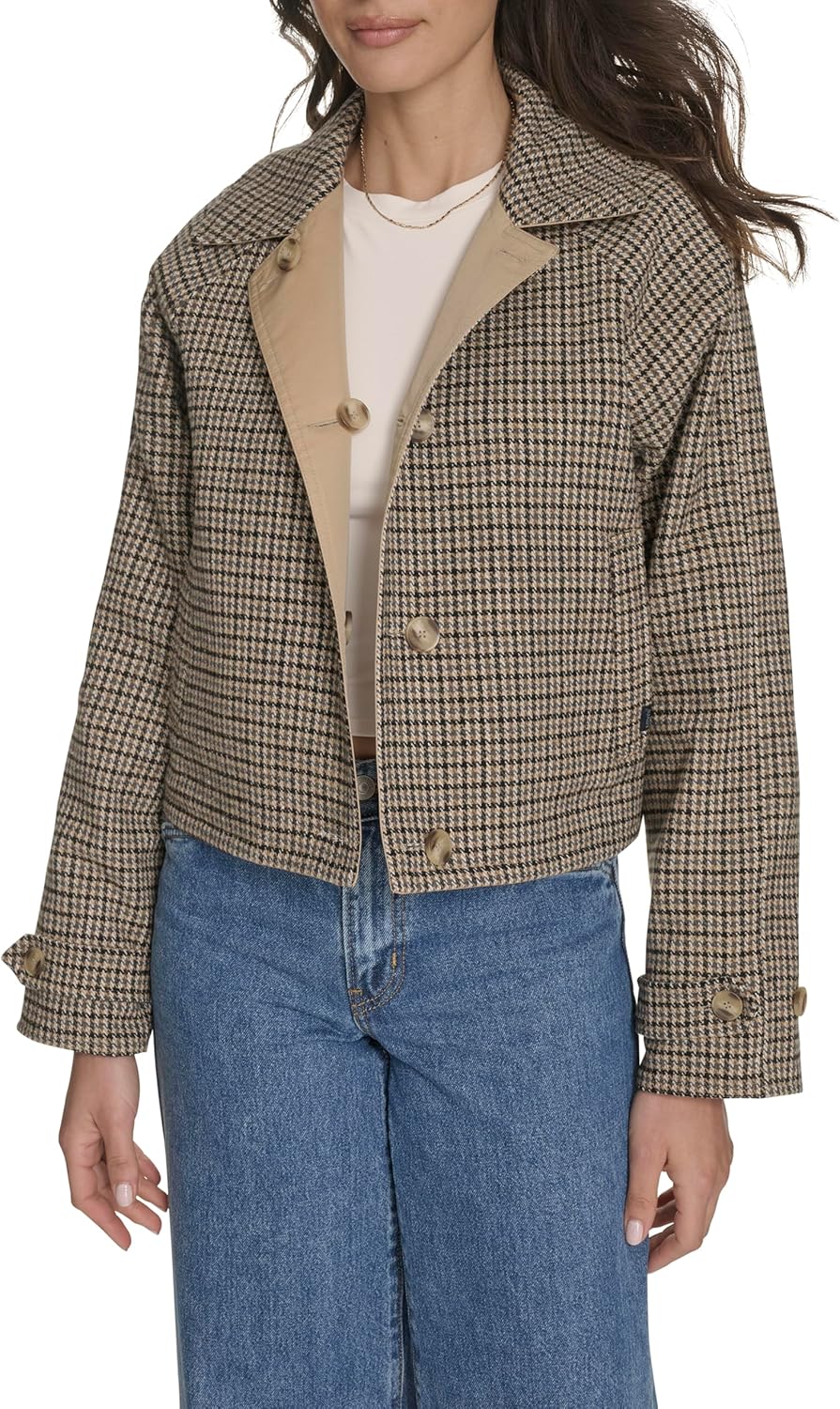 Levi's Women's Reversible Short Trench - Image 10