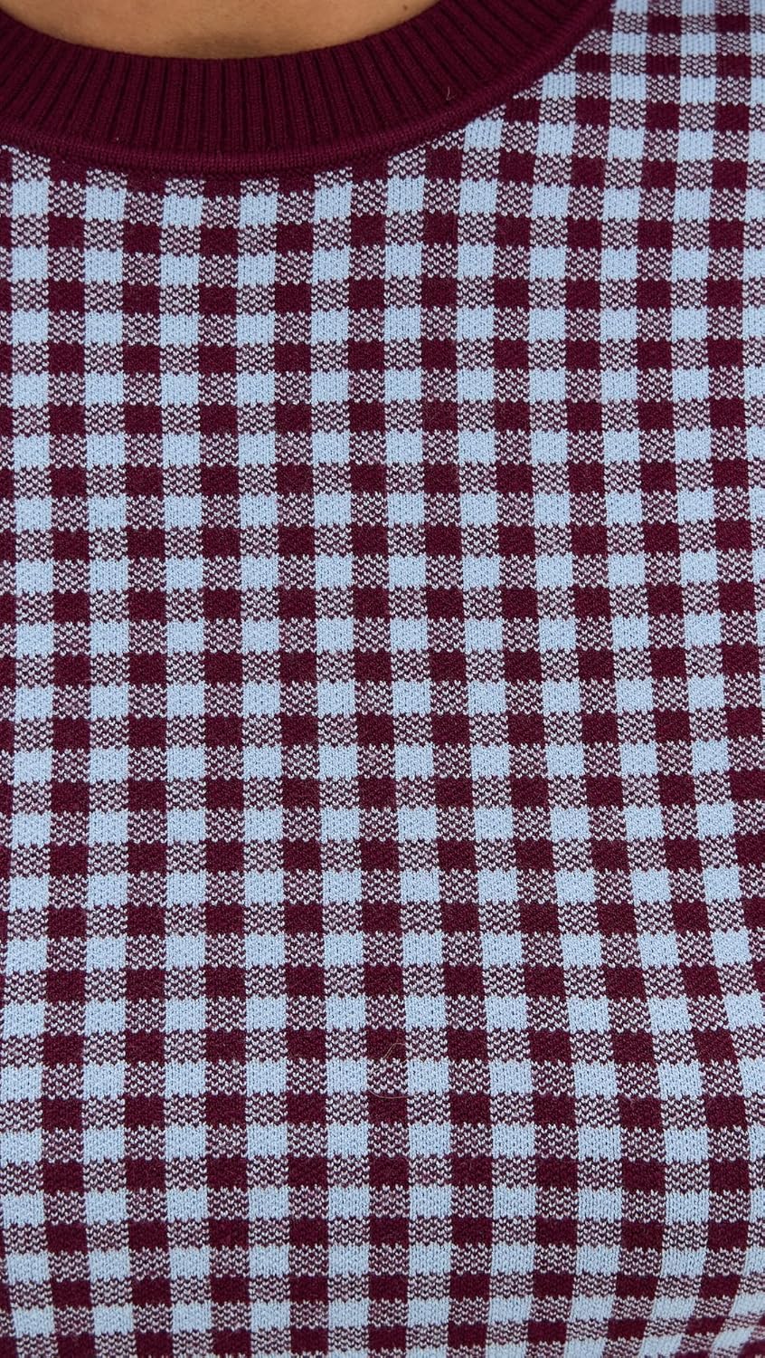 LE BOP Women's Gingham Knit Tee - Image 6