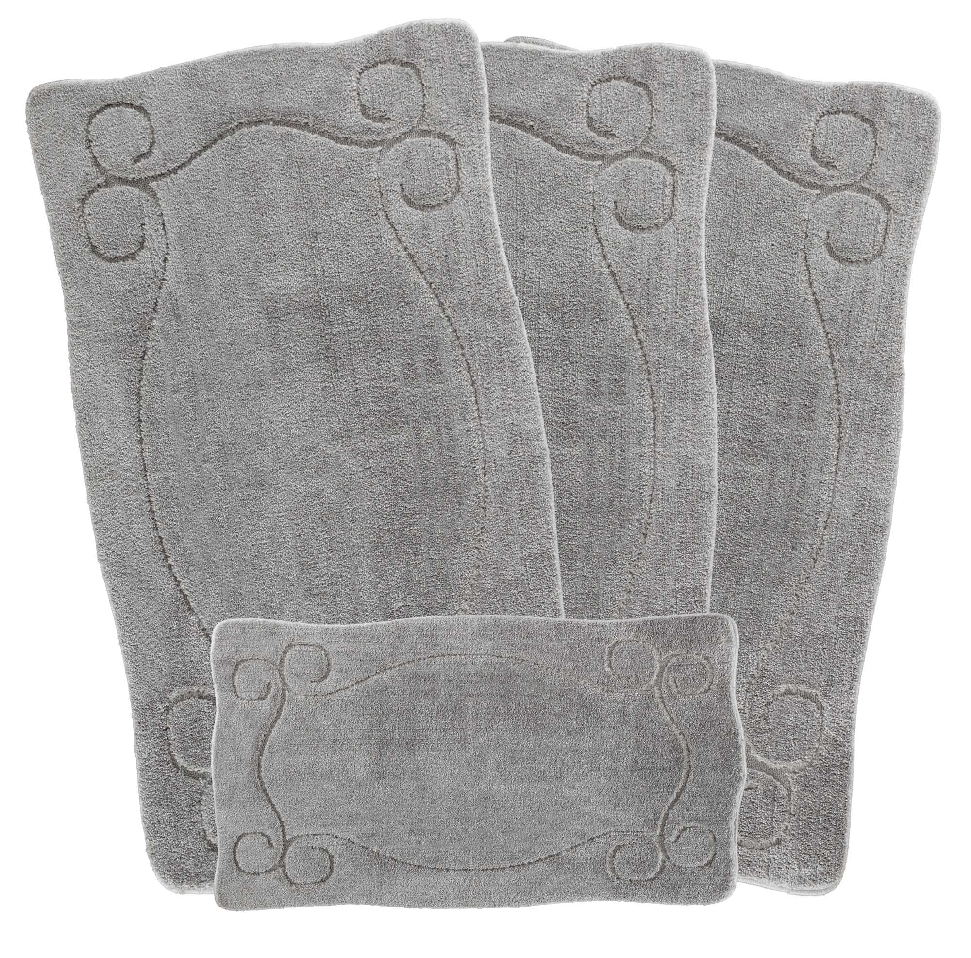 Emmahome ROMANY GYPSY WASHABLE 4PCS MAT/RUG