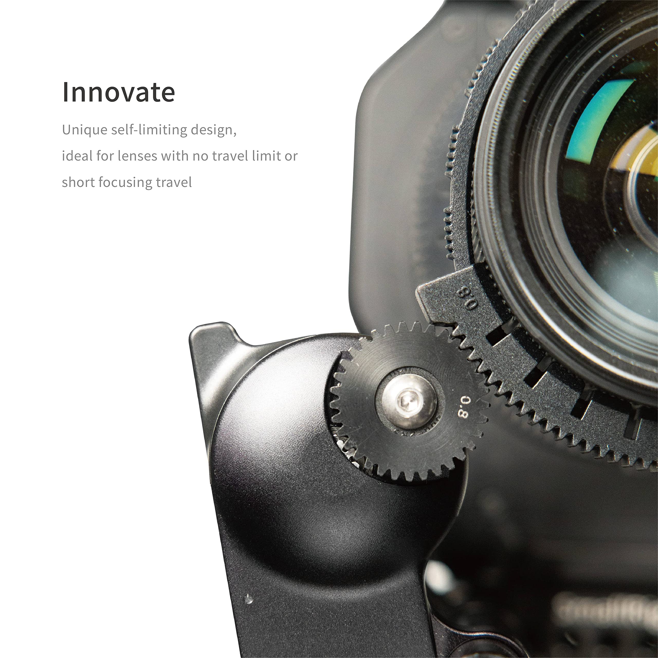 PDMOVIE Lens Gear Ring 0.8Mod - Anello per cintura flessibile per follow focus, da 42 mm a 82 mm (3 confezioni)