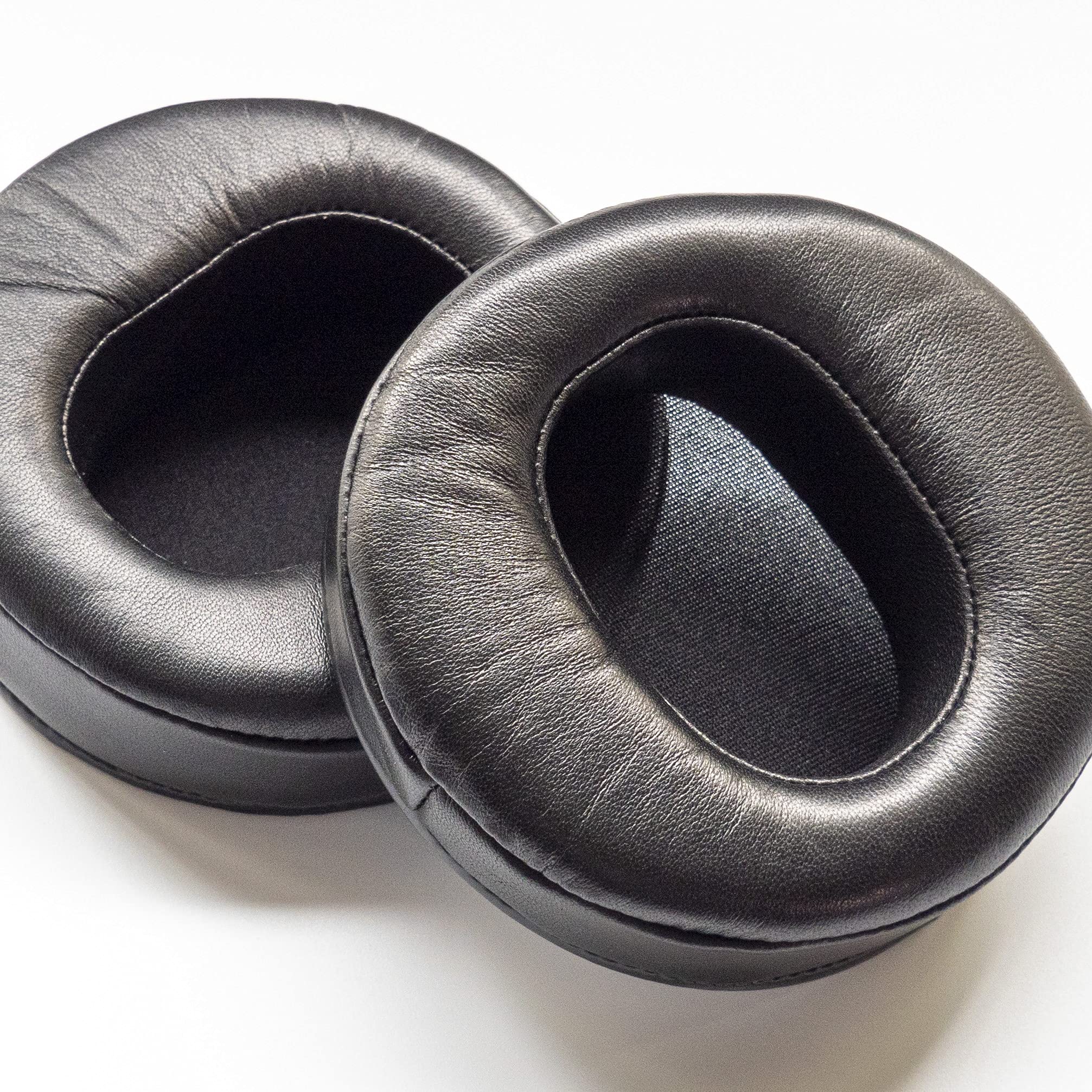 VoarmaksSheepskin Ear Pads Foam Cushion Compatible with Audeze LCD2 LCD3 LCD4Z LCD-XC MX4 Headphones (Sheepskin Leather)